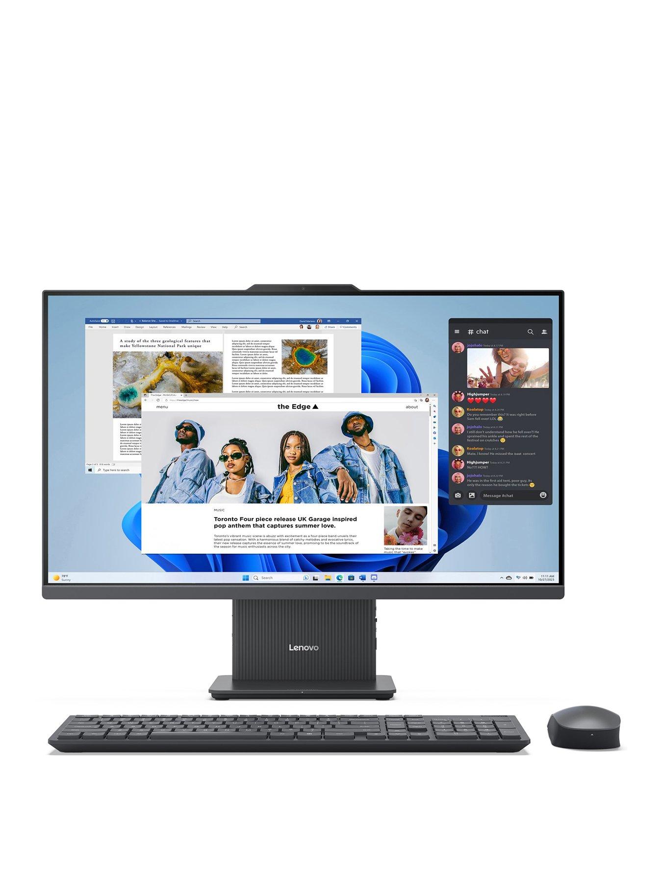 Lenovo IdeaCentre AiO 3 All-in-One PC - 27in FHD, AMD Ryzen 5, 16GB RAM, 1TB SSD