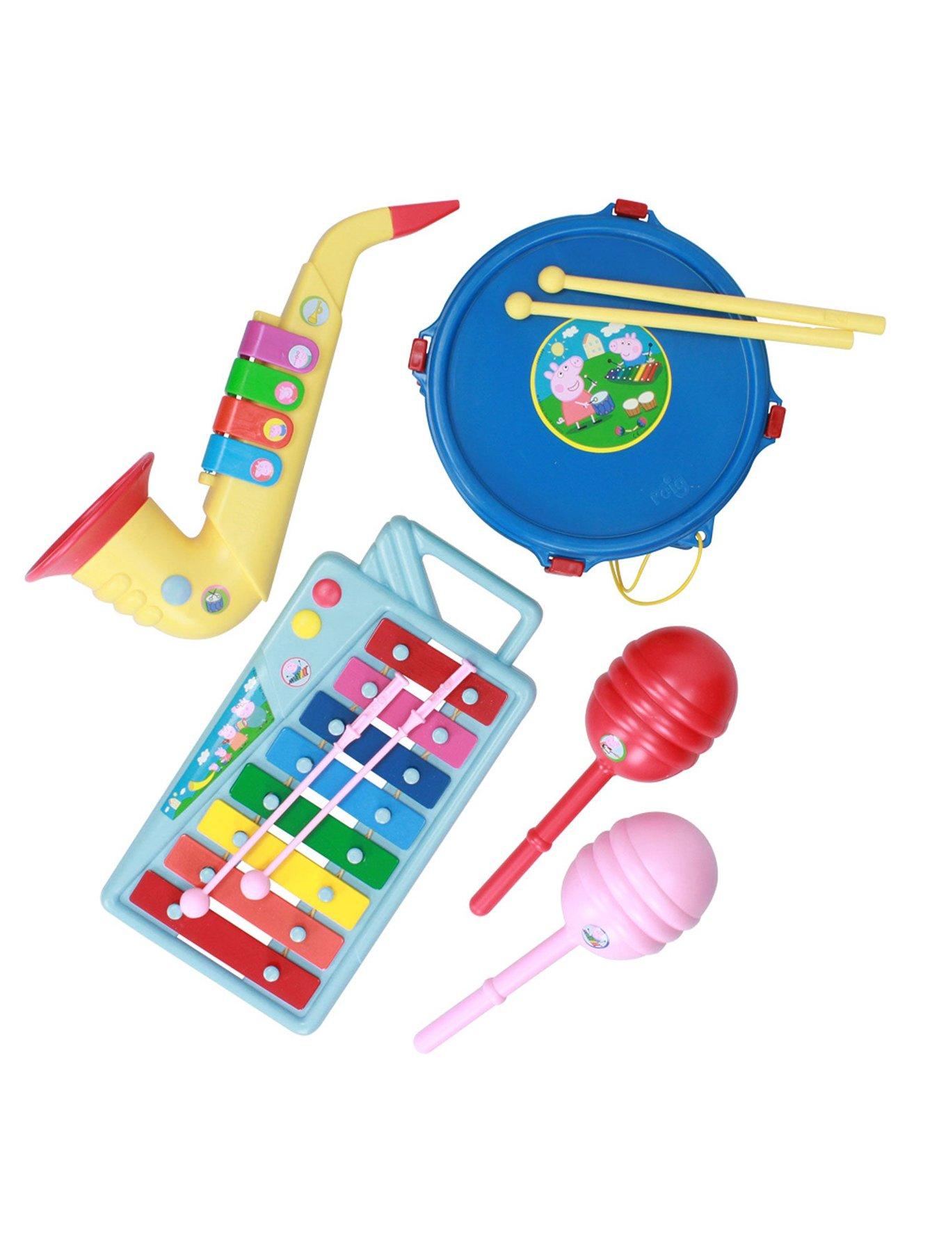 peppa-pig-peppa-pig-music-set-including-xylophone-drum-with-drumsticks-saxophone-and-maracasback