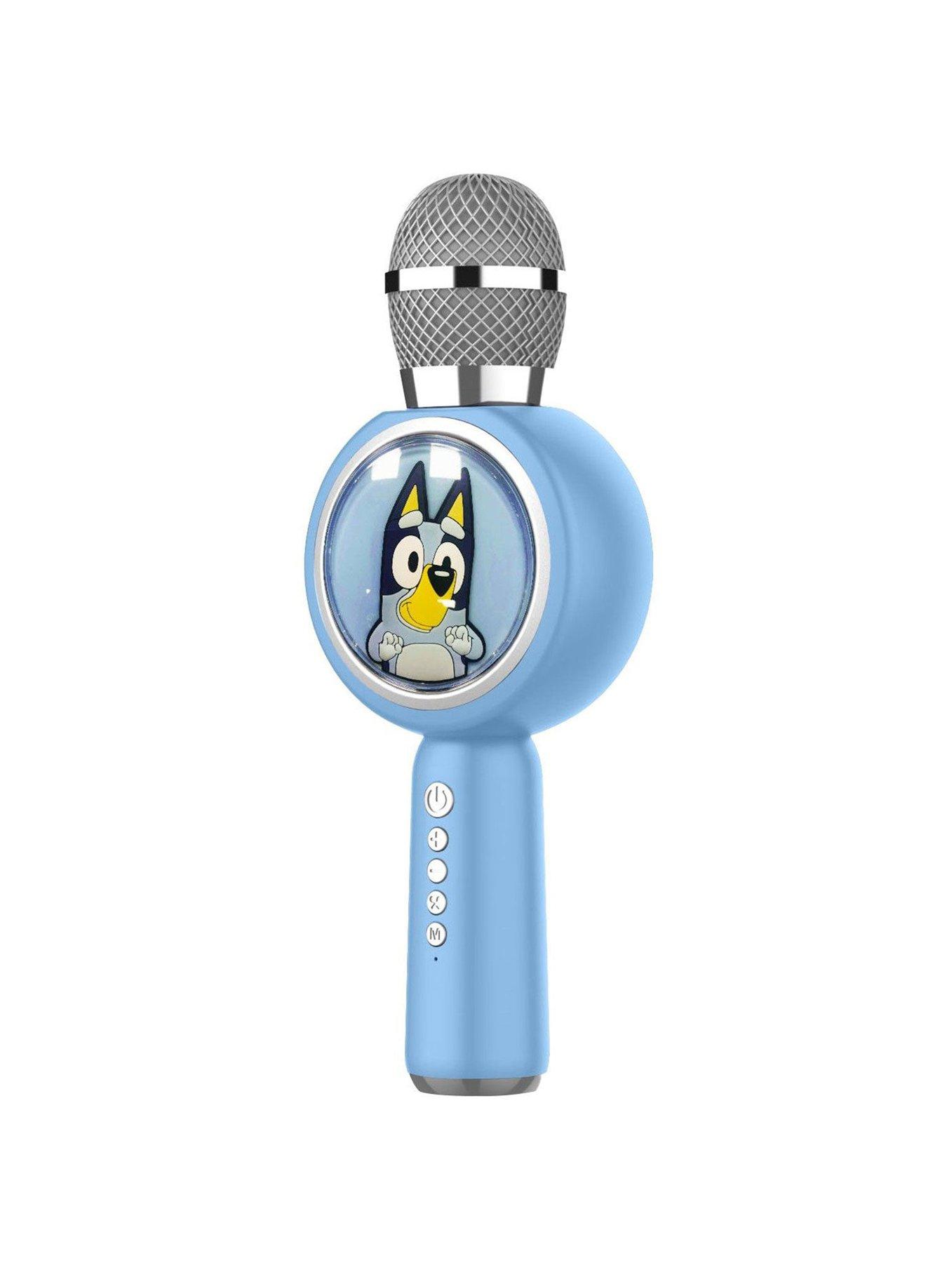 Image 3 of 3 of Bluey Bluey Bluetooth Karaoke Microphone with 4 Voice Changing Functions
