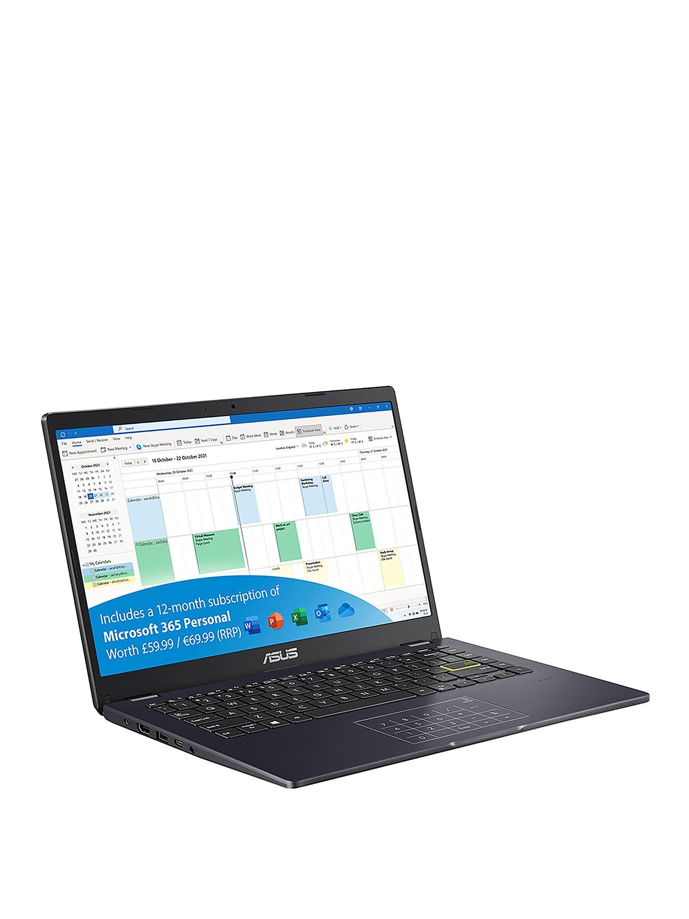 undefined Vivobook Go - 14in FHD 1920X1080 - Intel Celeron - 4GB RAM - 64GB SSD - Blue