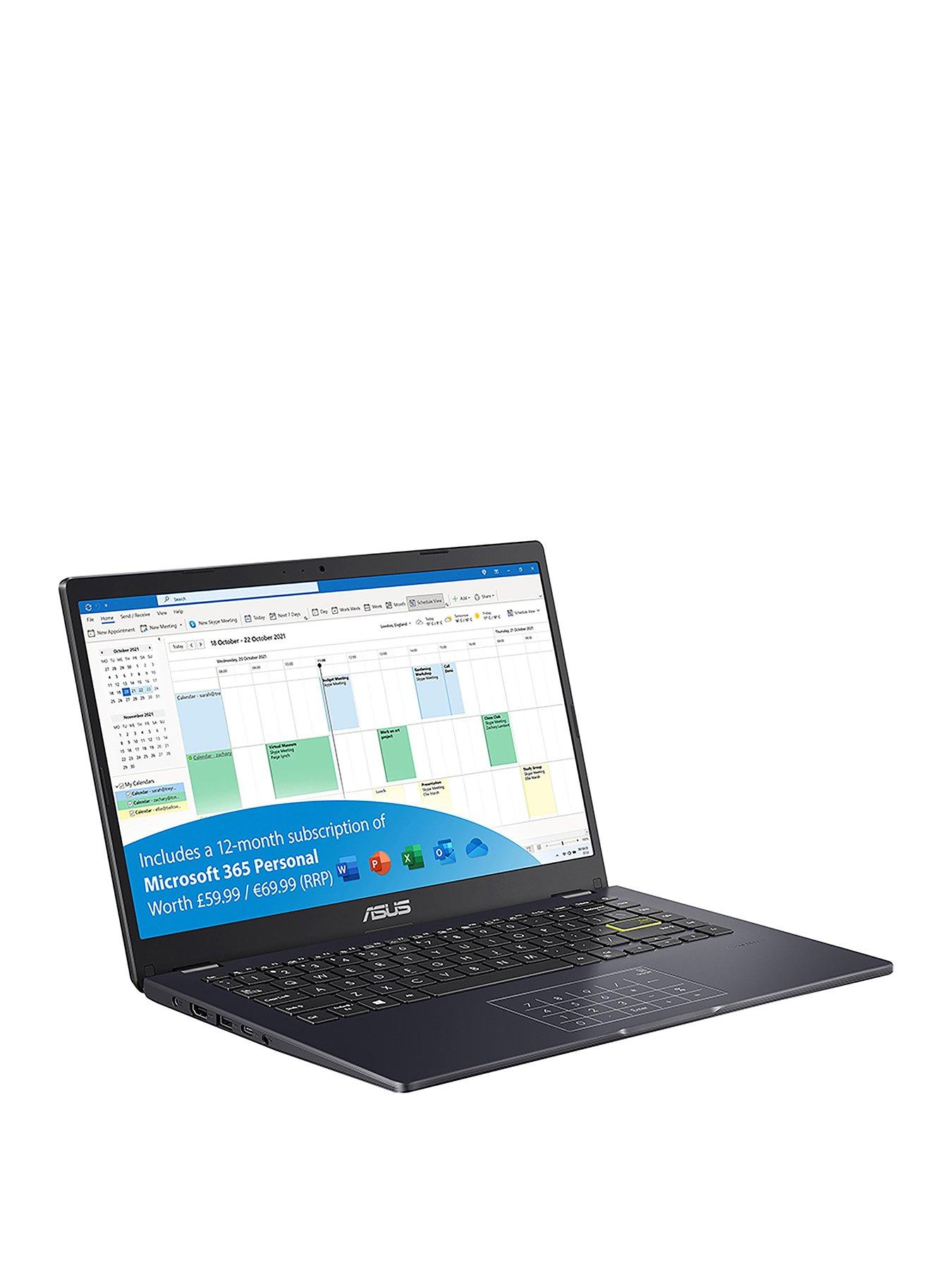 undefined Vivobook Go - 14in FHD 1920X1080 - Intel Celeron - 4GB RAM - 128GB SSD- Blue