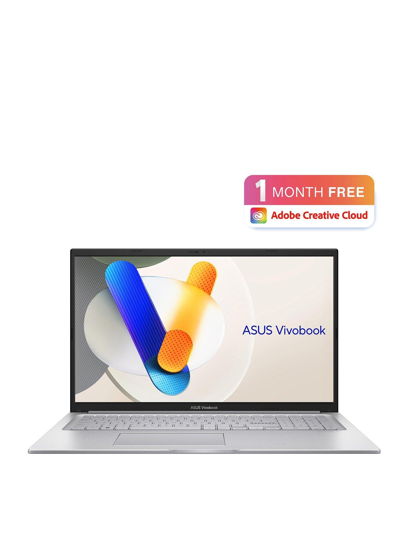 asus-vivobook-173in-fhd-1920x1080-intel-pentium-gold-8gb-ram-512gb-ssd-silverstillFront