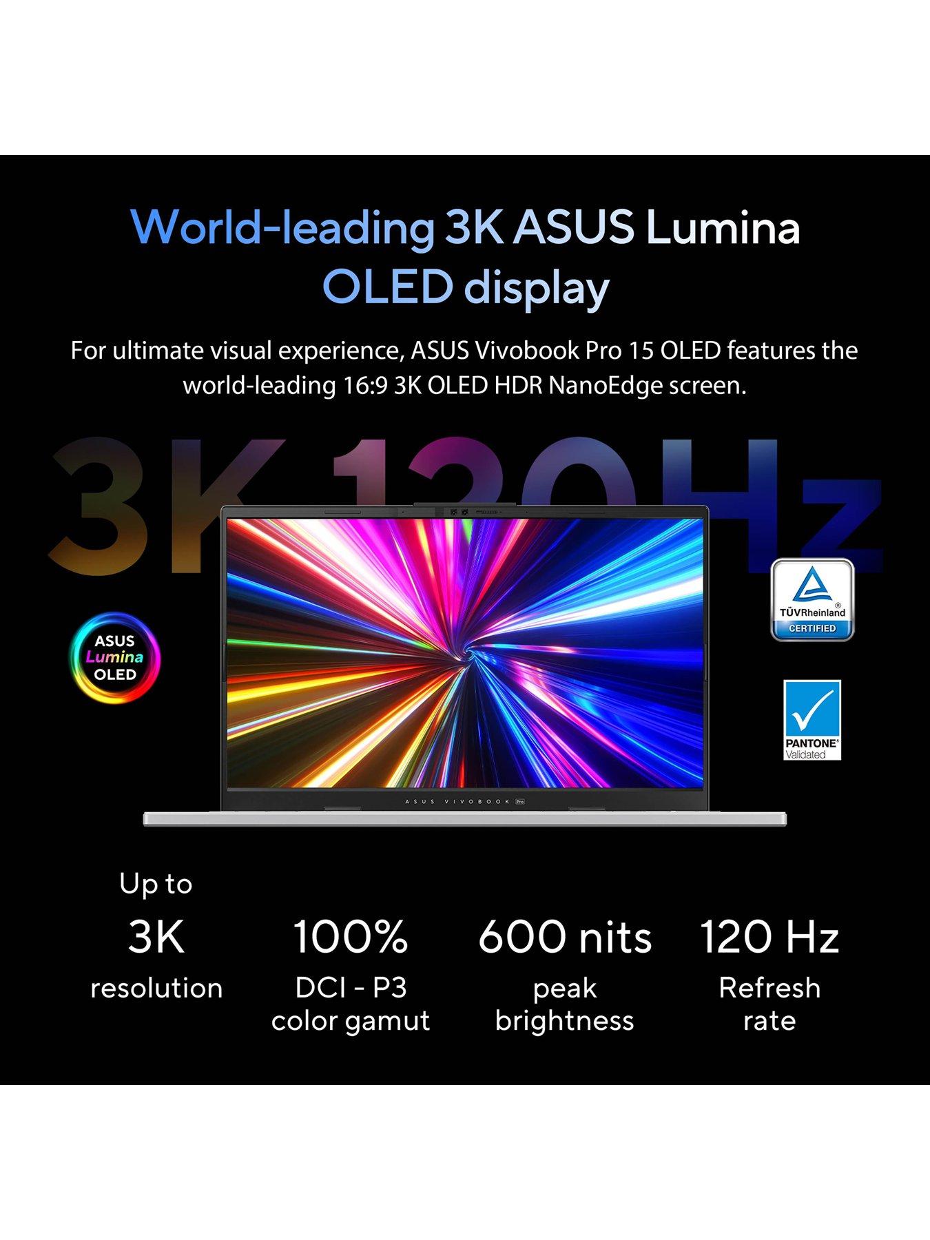 Image 6 of 7 of Asus Vivobook Pro - GeForce RTX 4050 - Intel Core Ultra 7 - 16GB RAM - 1TB SSD - 15.6in WUXGA(WU) 1920X1200 - Grey