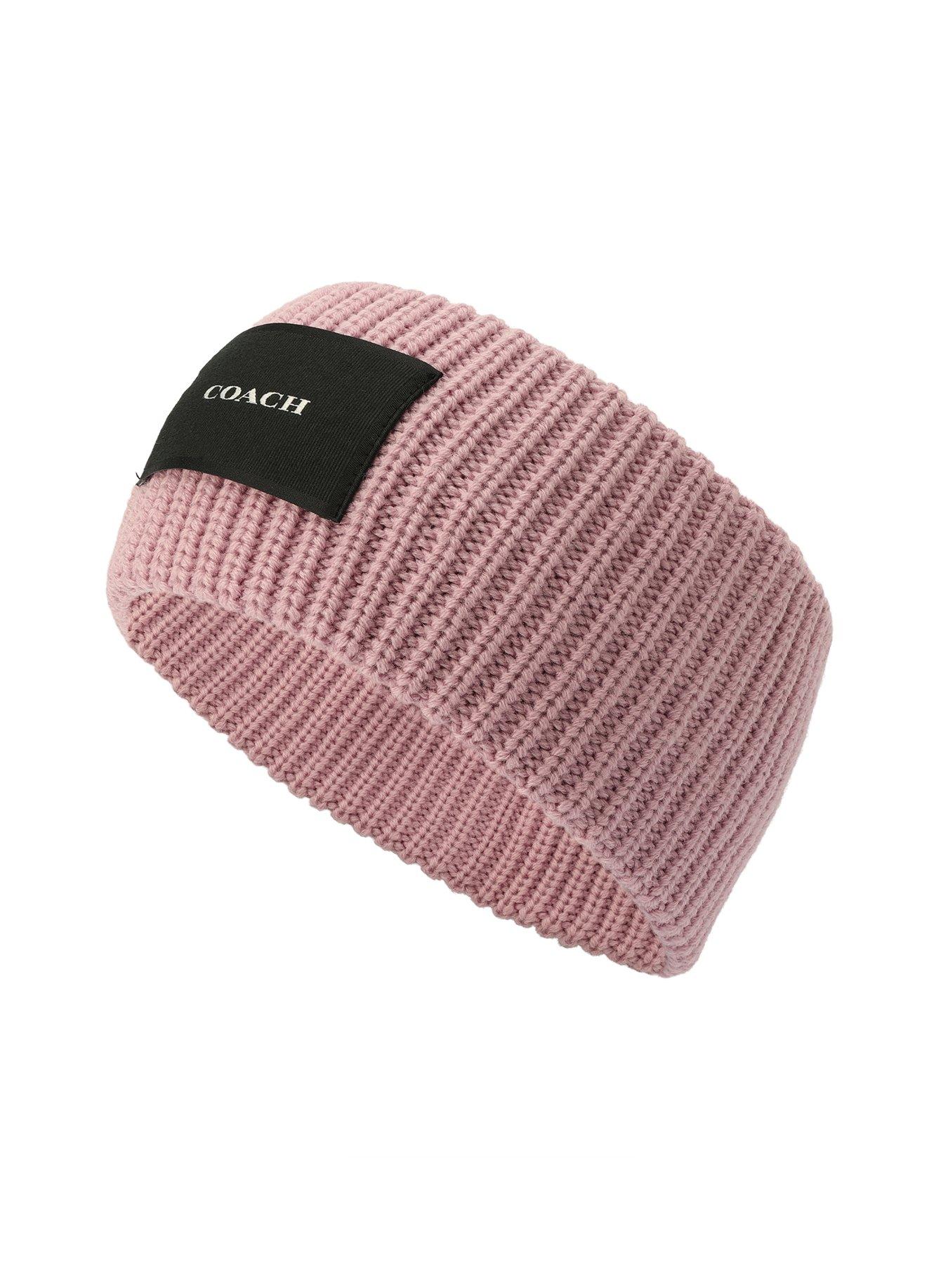 coach-woven-patch-knit-headband-pinkoutfit