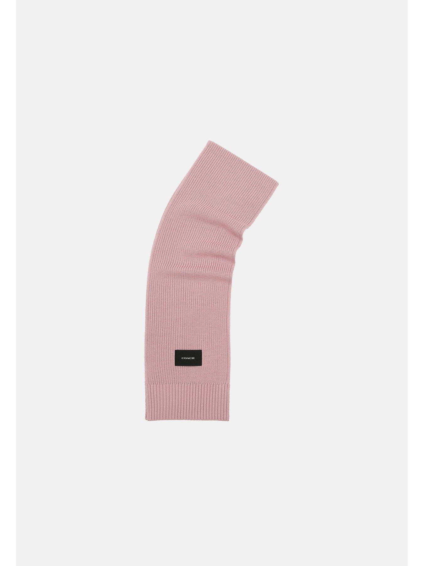 coach-woven-patch-knit-scarf-pinkstillFront