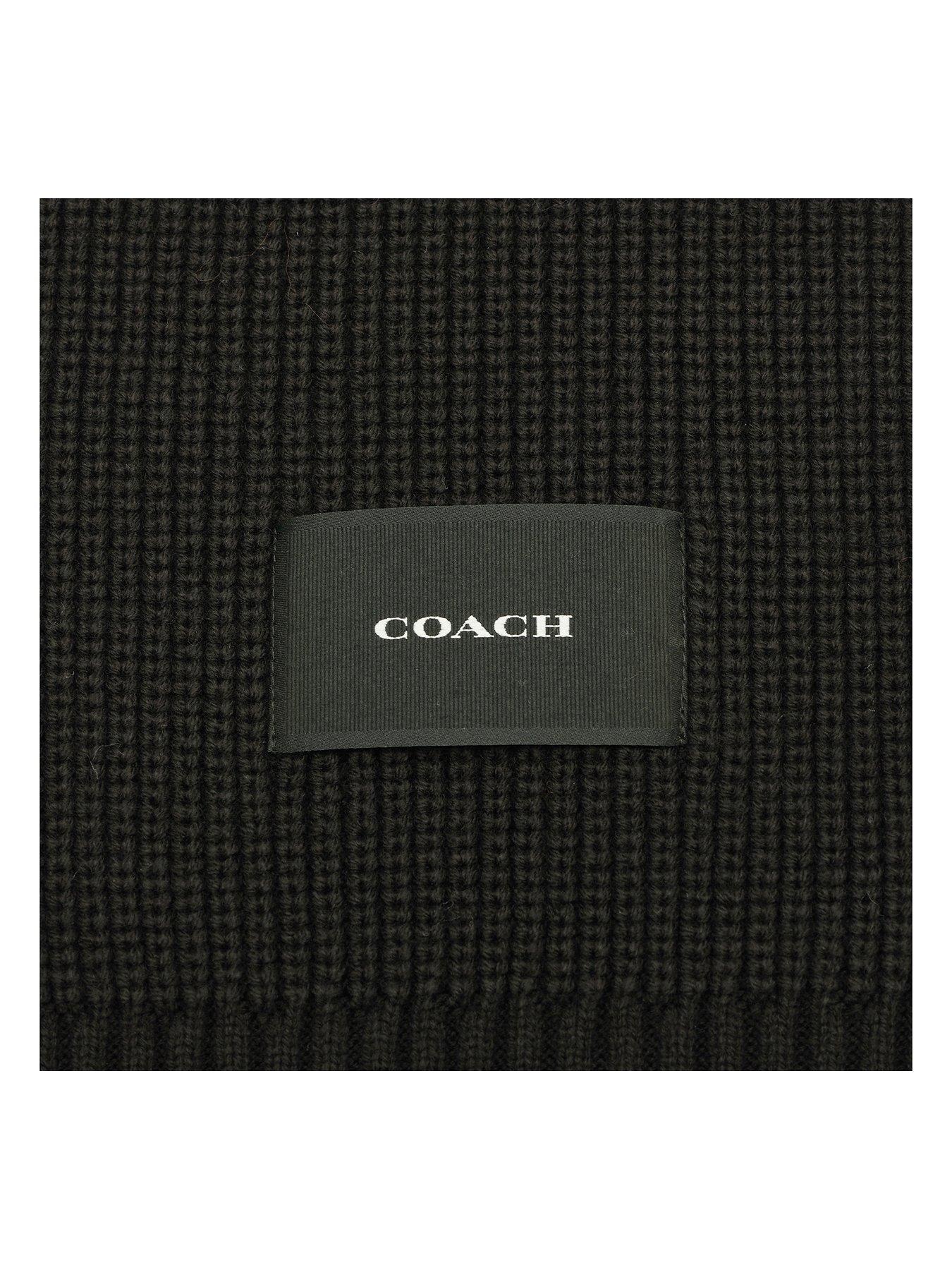 coach-woven-patch-knit-scarf-blackoutfit