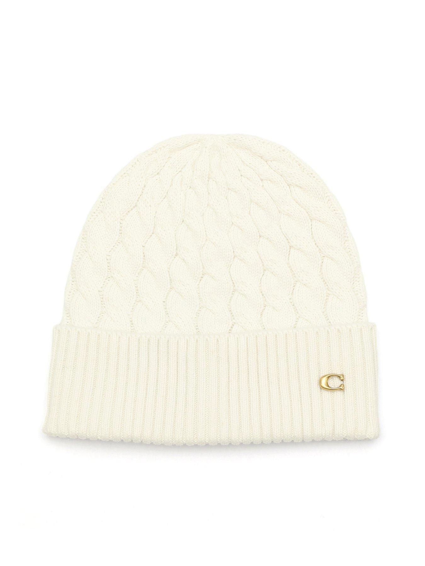 coach-cable-beanie-cream