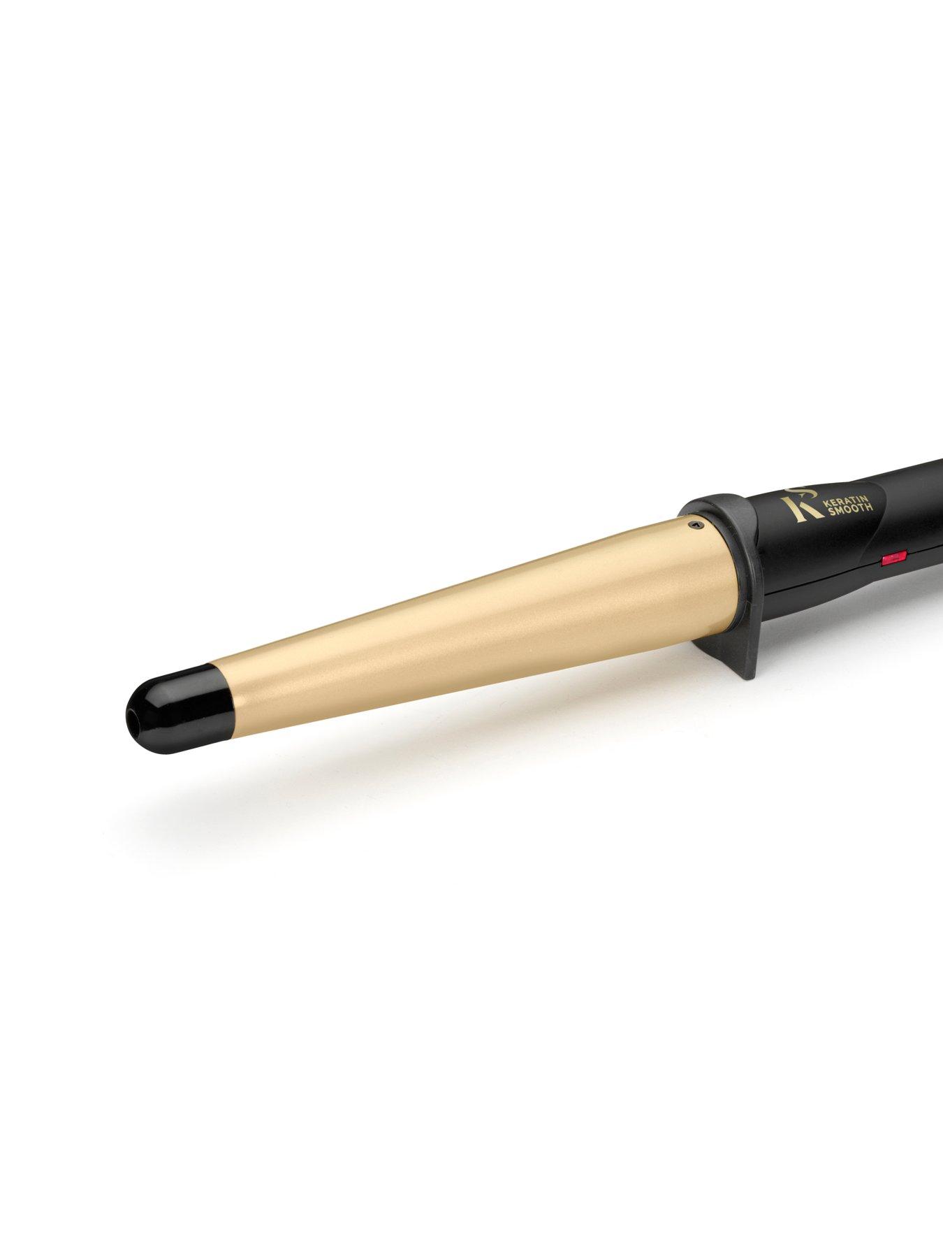 Image 3 of 6 of TRESemme TRESemme Keratin Smooth Shine Conical Curling Wand and Spray Set