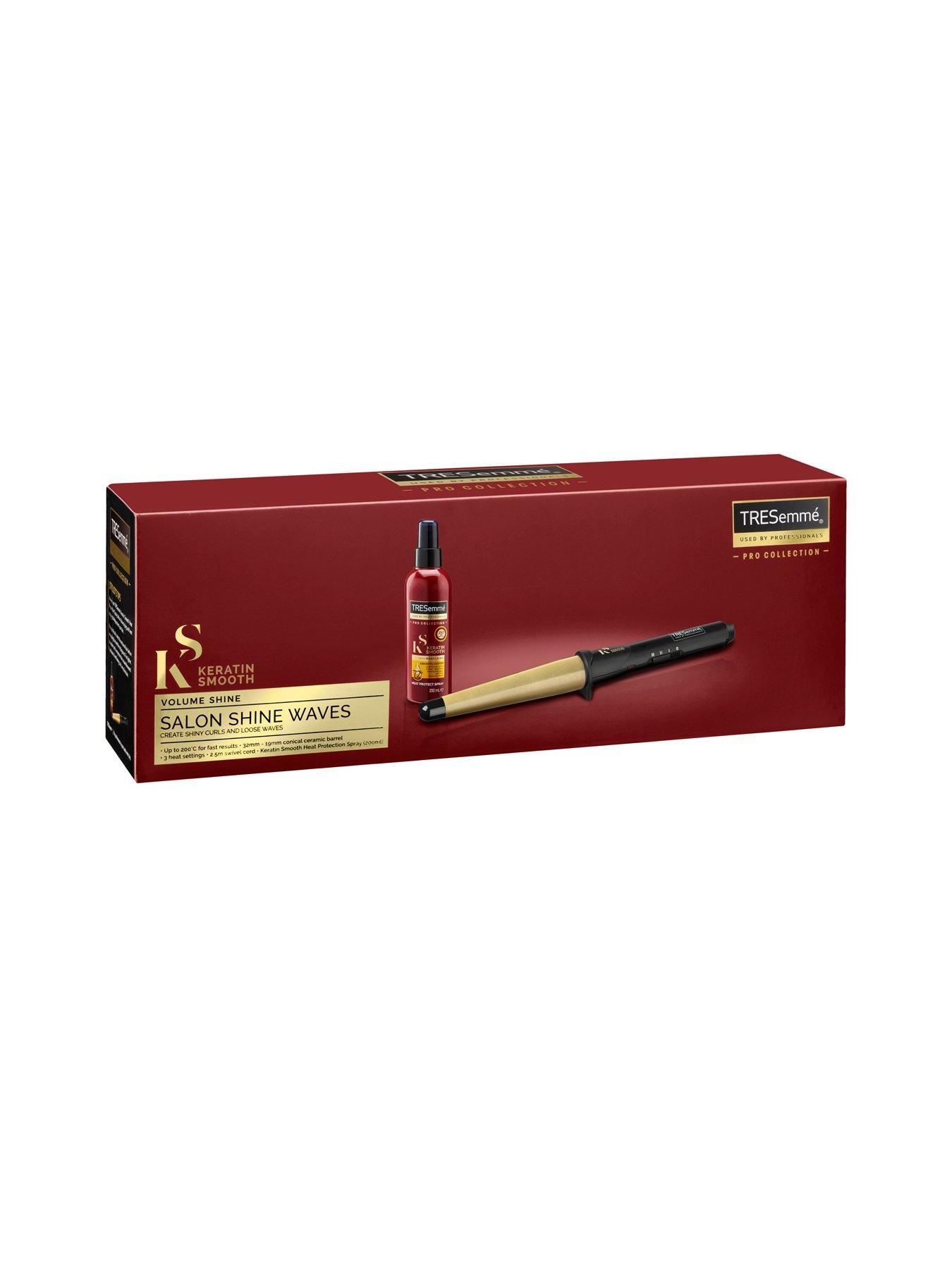 Image 6 of 6 of TRESemme TRESemme Keratin Smooth Shine Conical Curling Wand and Spray Set