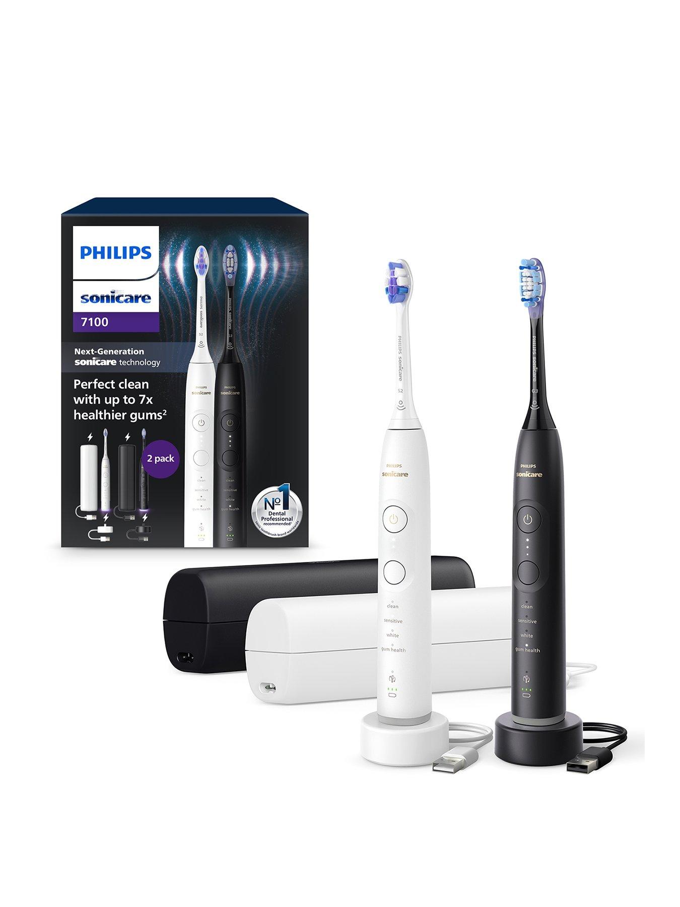 undefined Sonicare 7100 Series Electric Toothbrush - Dual Pack, HX7429/02