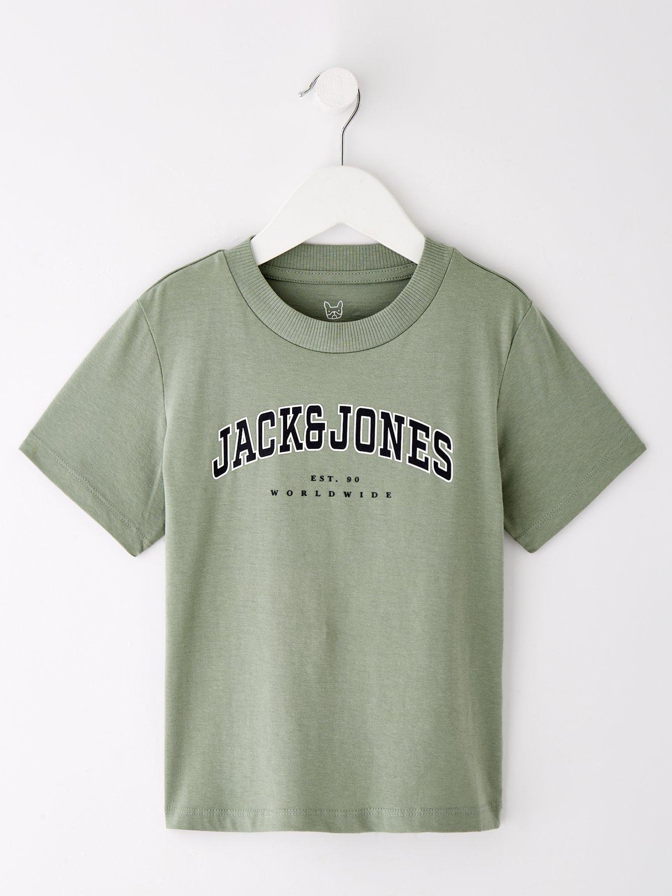 jack-jones-mini-younger-boys-caleb-varsity-short-sleeve-t-shirt-green