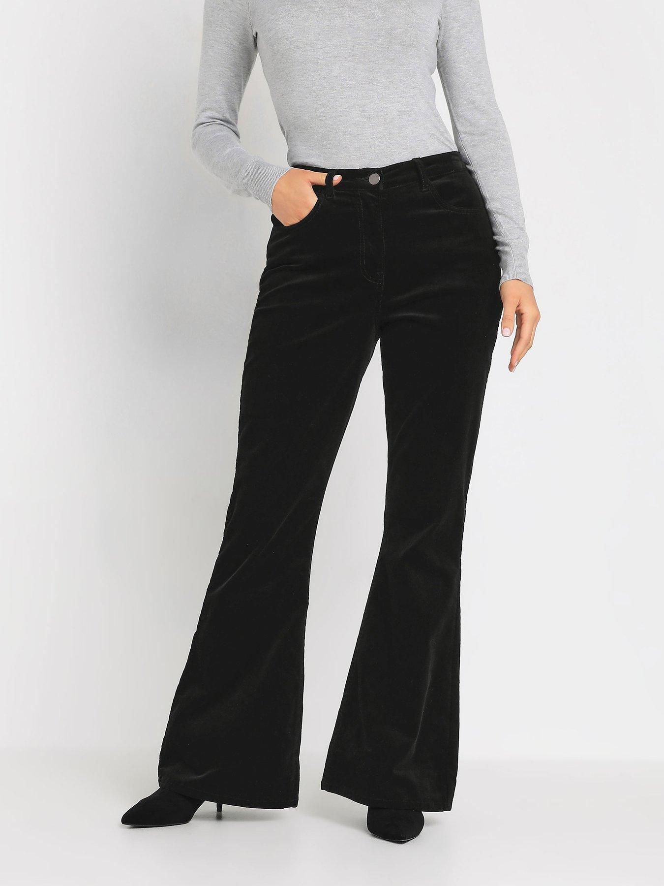 long-tall-sally-tall-cord-kick-flare-trouser-34-black