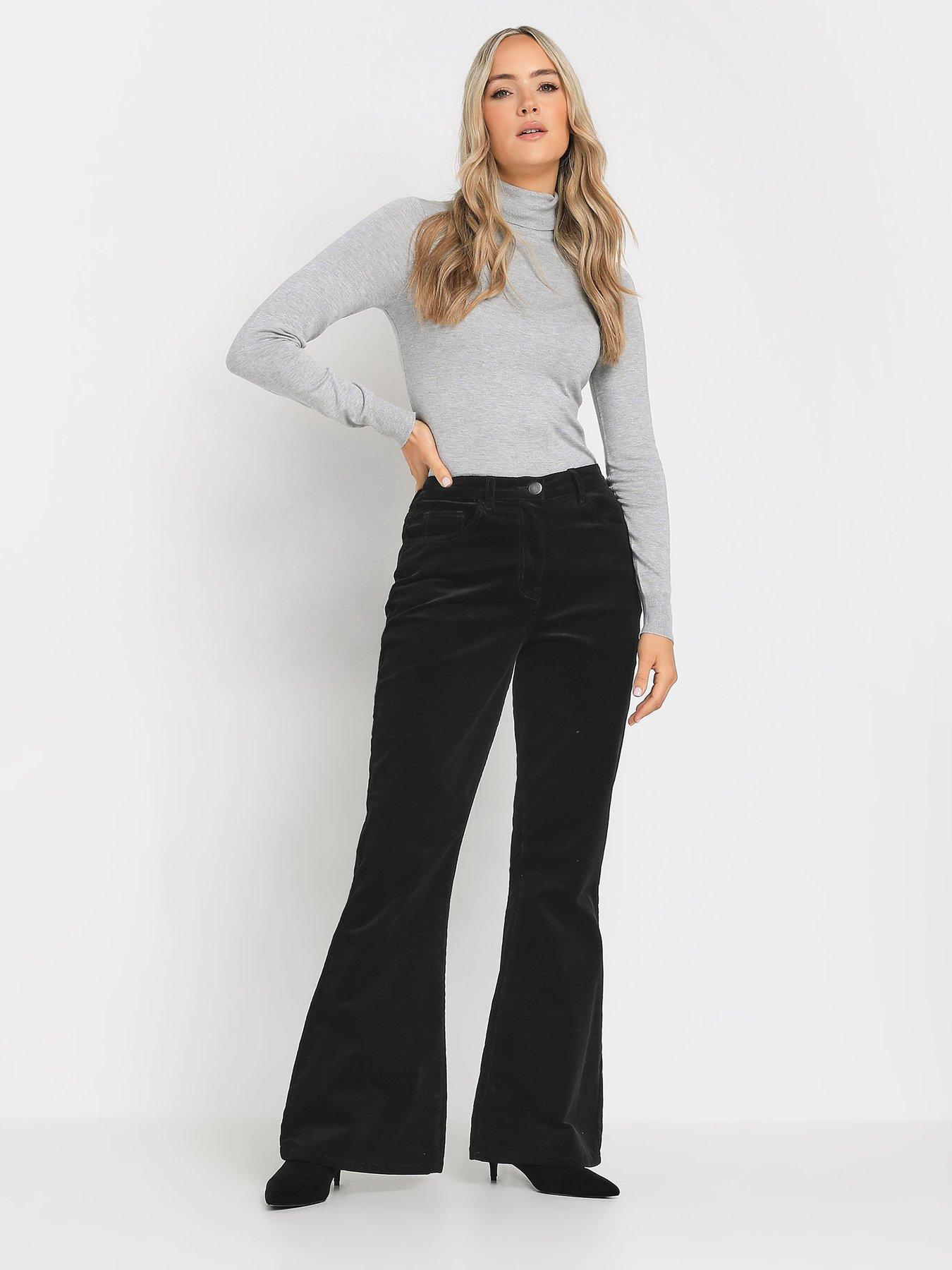 long-tall-sally-tall-cord-kick-flare-trouser-34-blackback