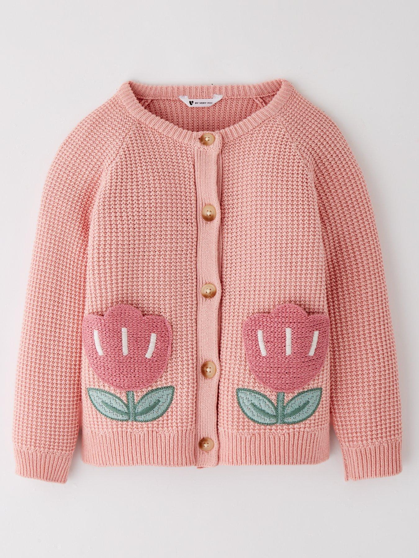 mini-v-by-very-girls-pocket-button-through-cardigan-pink