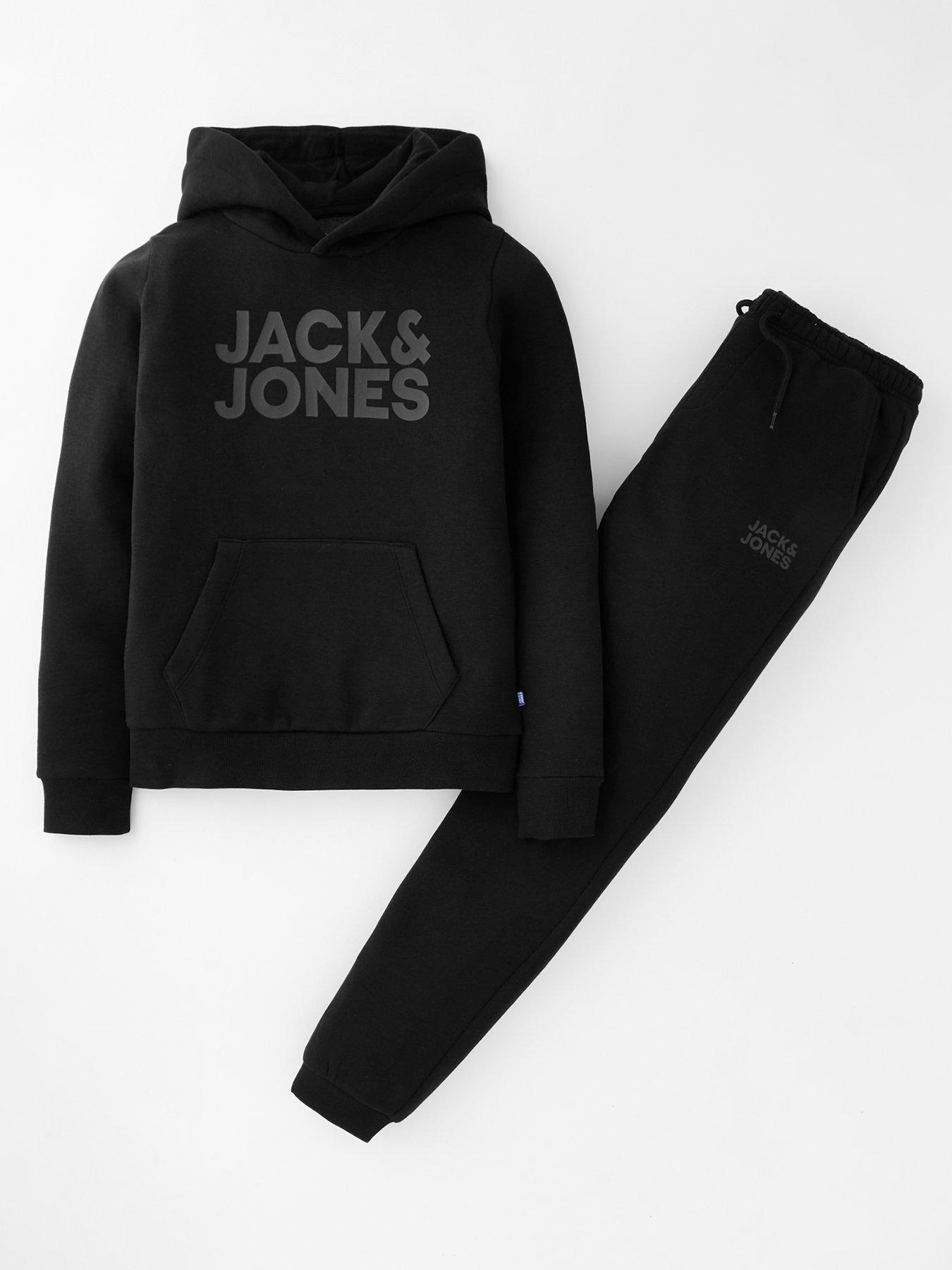 jack-jones-junior-boys-corp-logo-hoodie-tracksuit-black