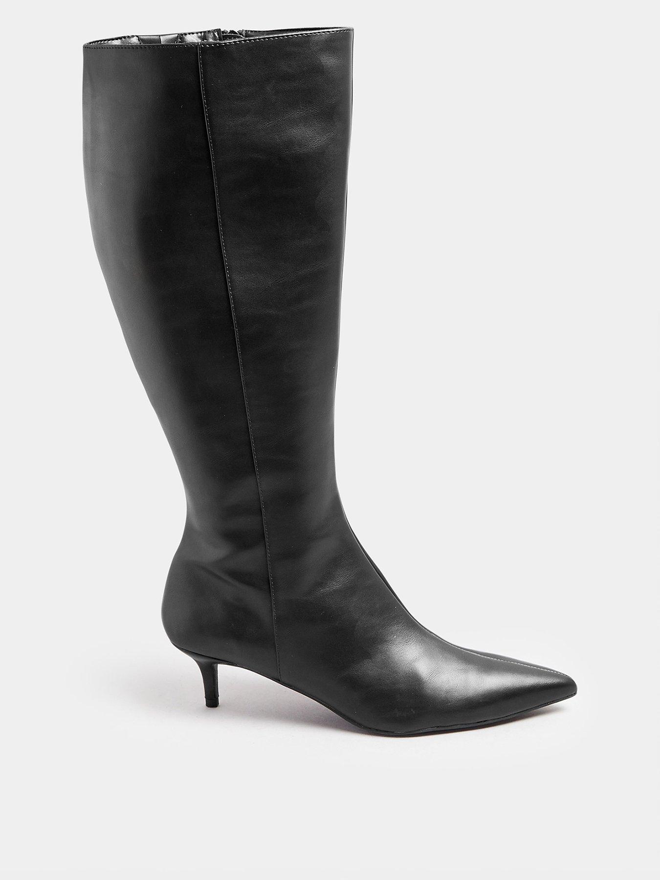 long-tall-sally-knee-high-pointed-pu-boot-blackfront