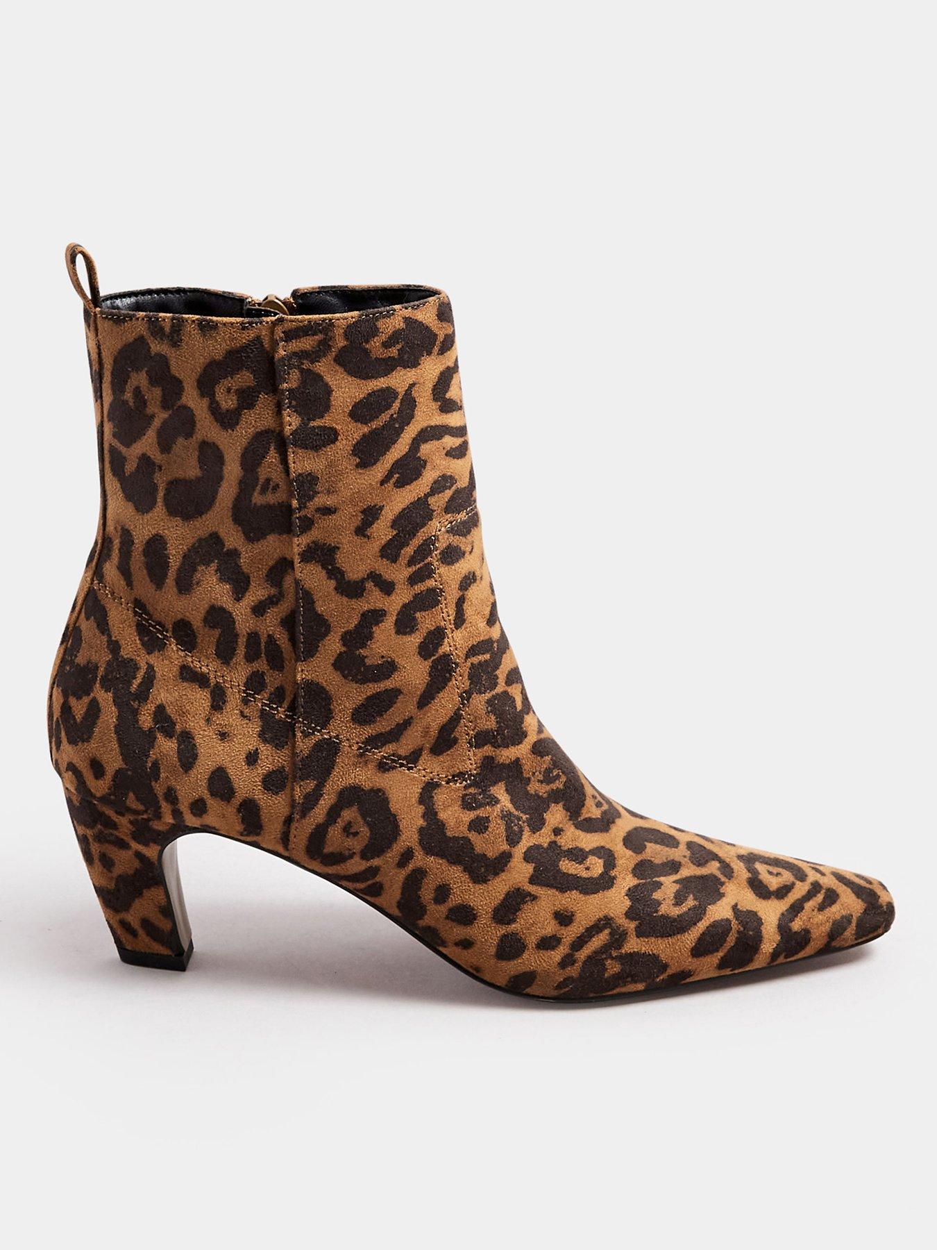 yours-mid-heel-leopard-ankle-boot