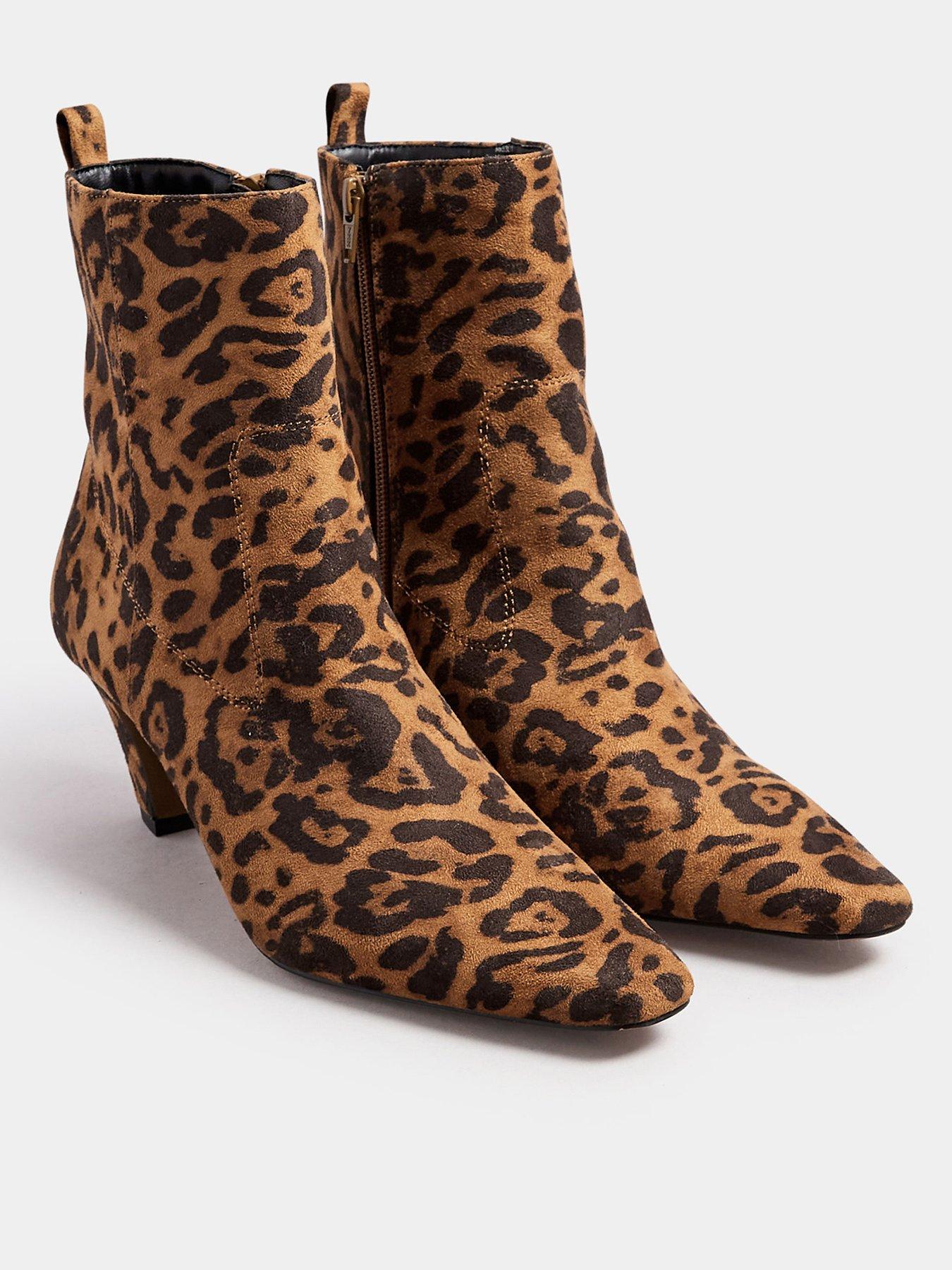 yours-mid-heel-leopard-ankle-bootstillFront