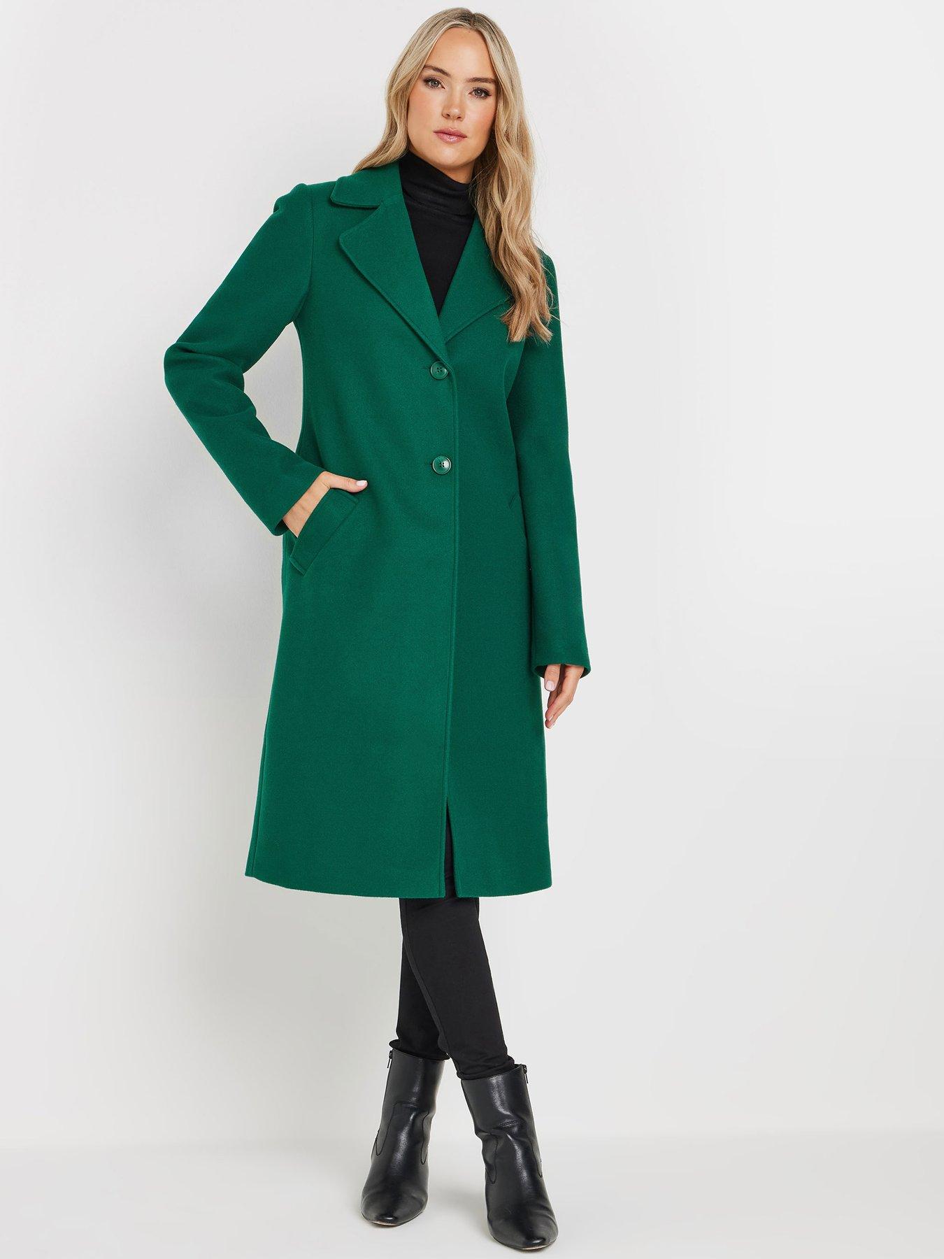 long-tall-sally-single-breasted-coat-green