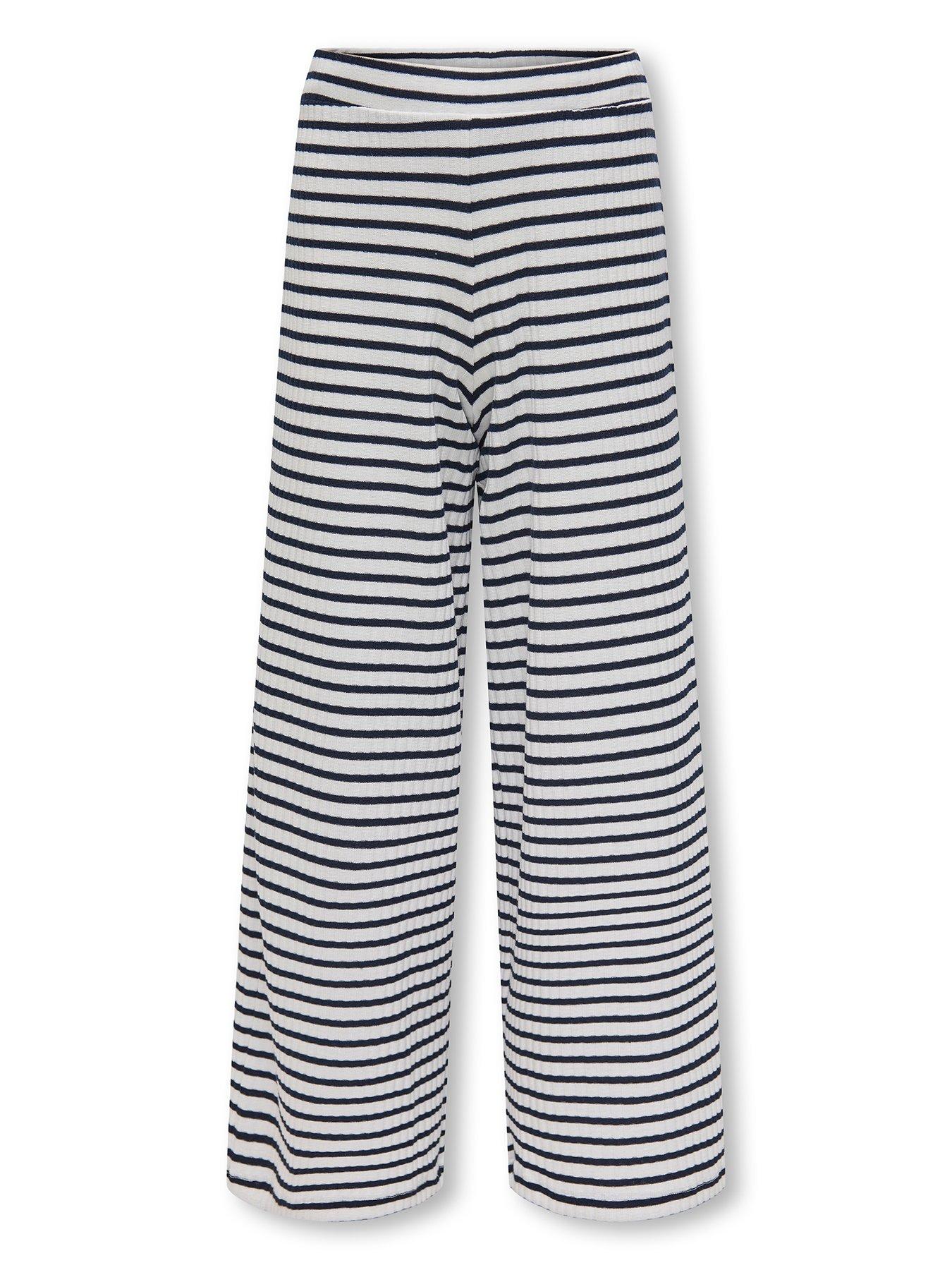 only-kids-girls-nella-striped-ribbed-trousers-night-sky