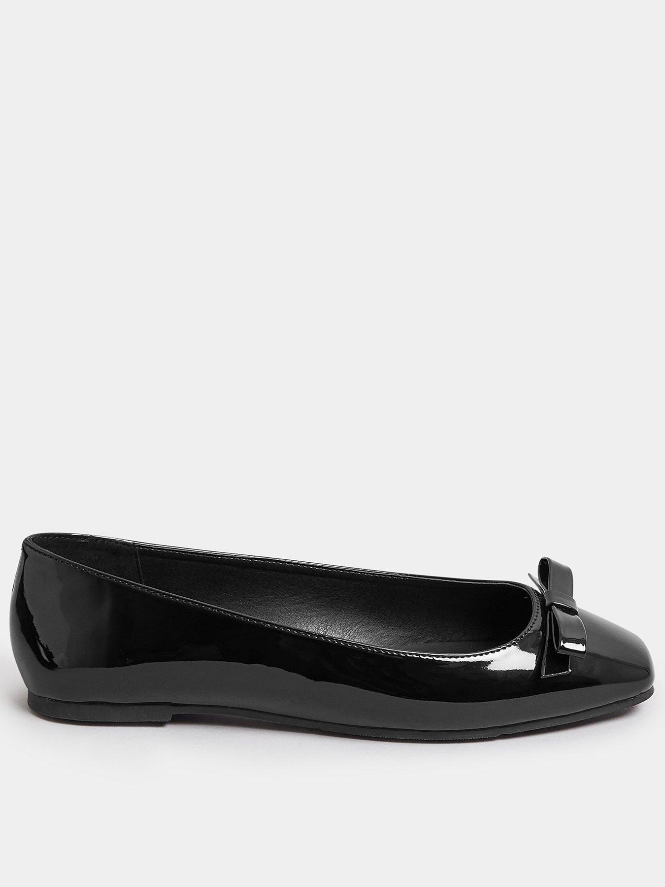 long-tall-sally-square-toe-ballet-bow-pump-blackfront