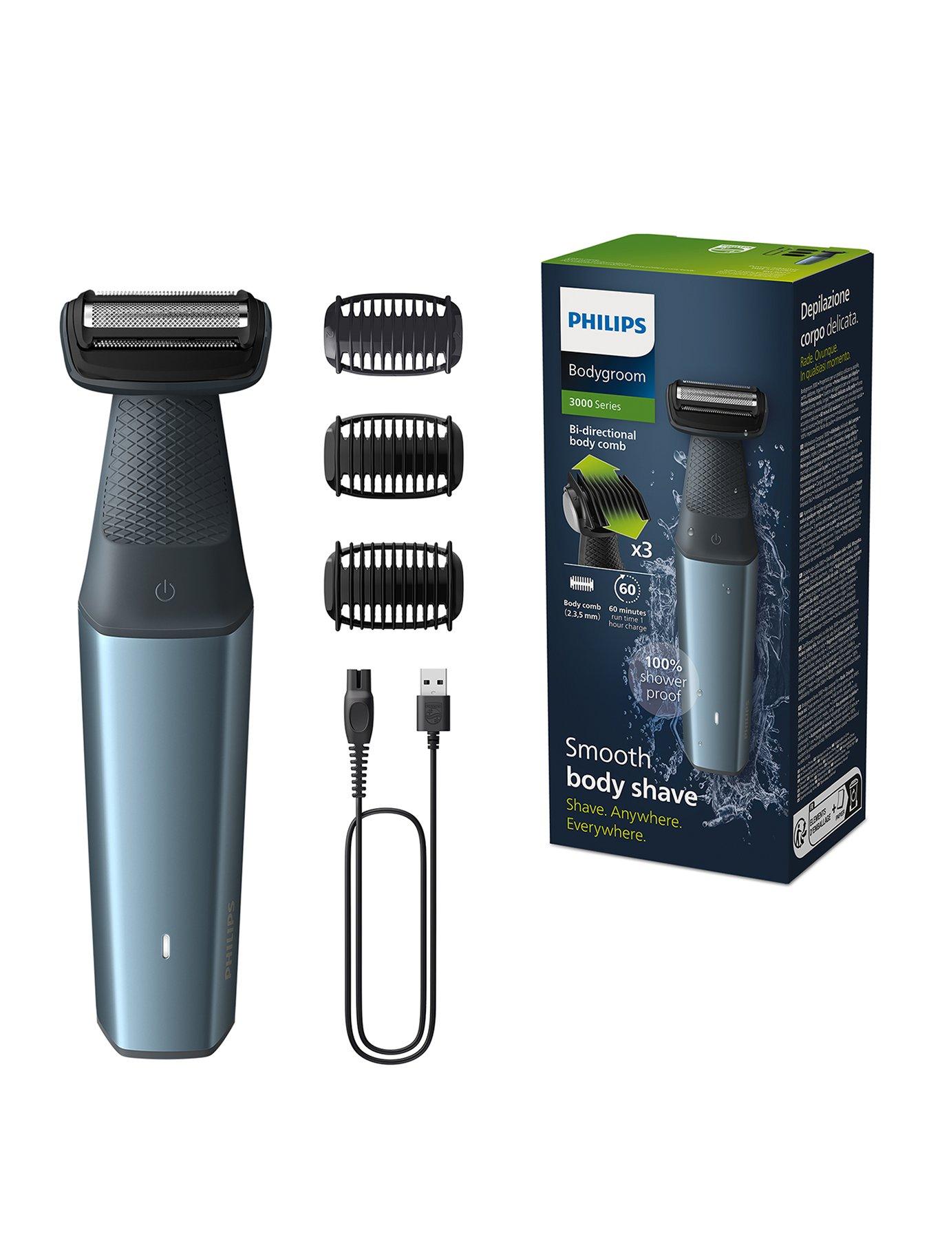 Image of Philips Philips Series 3000 Cordless Body Groomer with Intimate Trimmer  &  Skin Protect Technology - BG3027/05