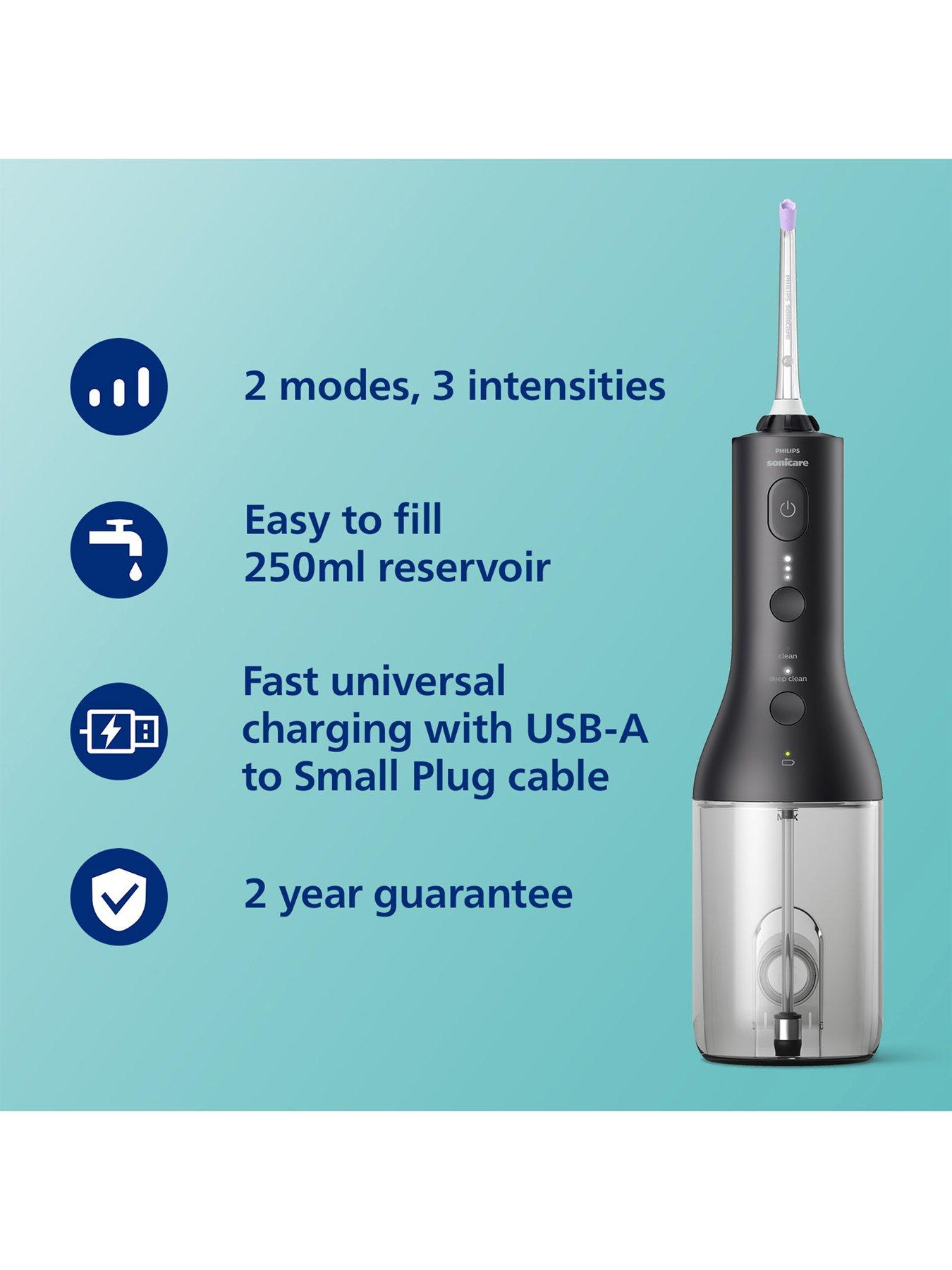 Image 5 of 7 of Philips Philips Sonicare Cordless Power Flosser 3000 Oral Irrigator Black - HX3826/33