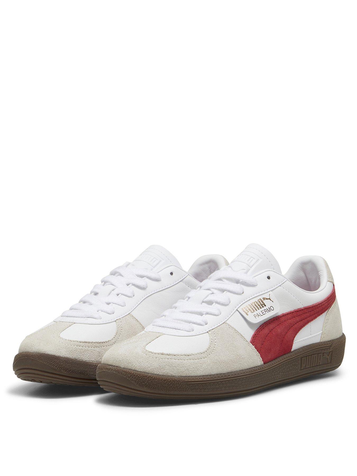 puma-mens-palermo-trainers-whiteredgreystillFront