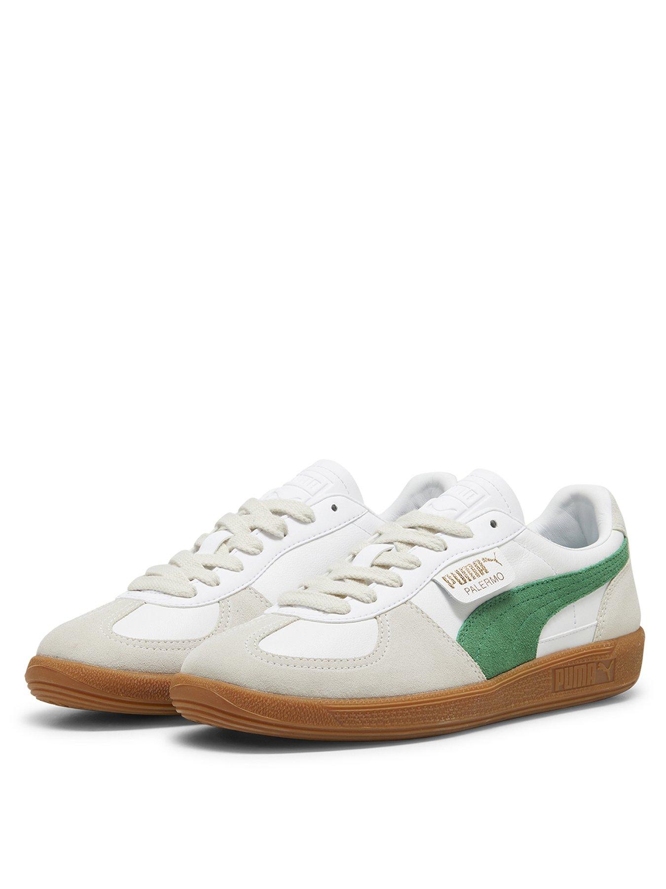 puma-mens-palermo-trainers-whitegreenstillFront