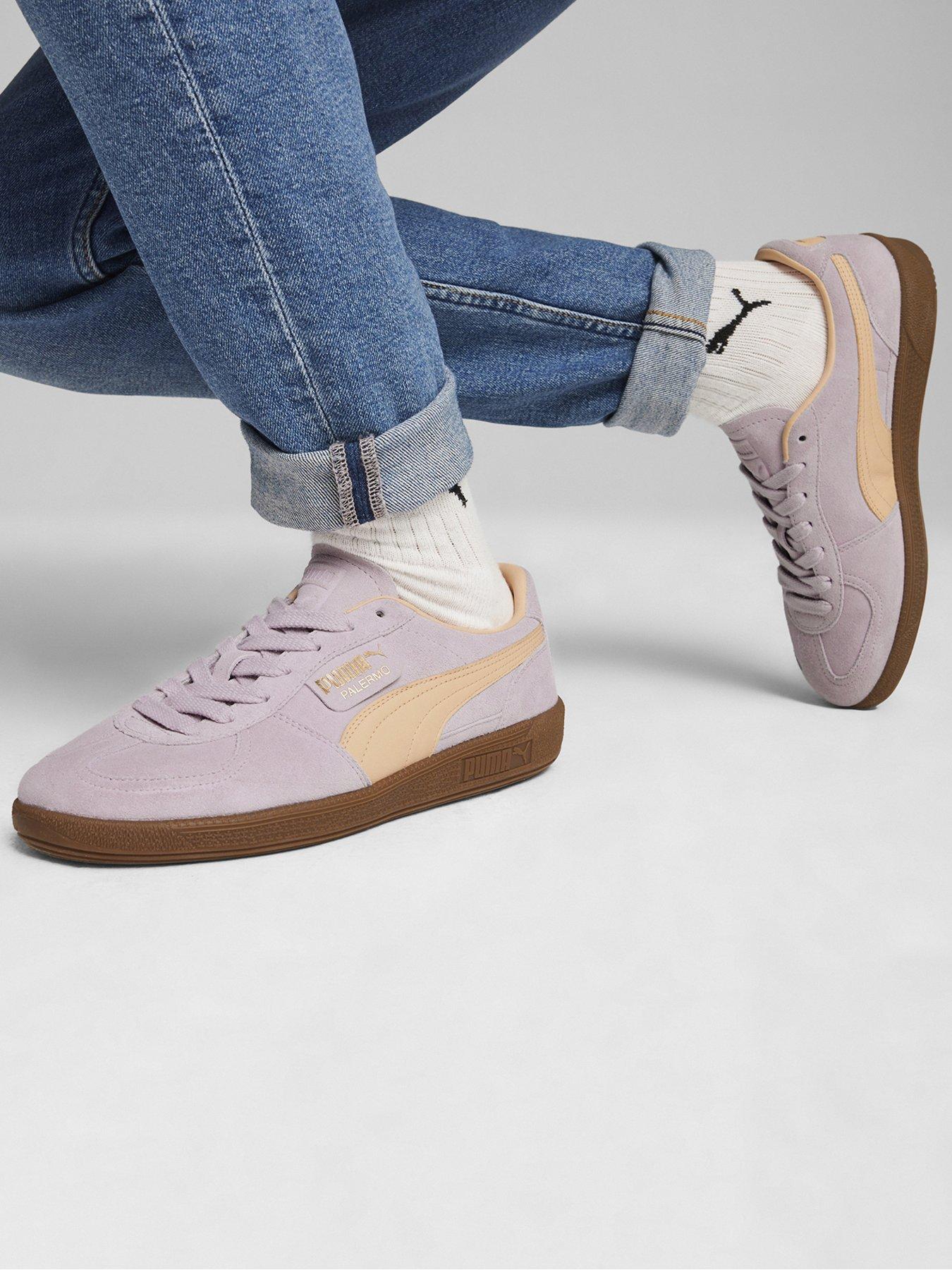 Image 7 of 7 of Puma Women's Palermo Trainers - Purple