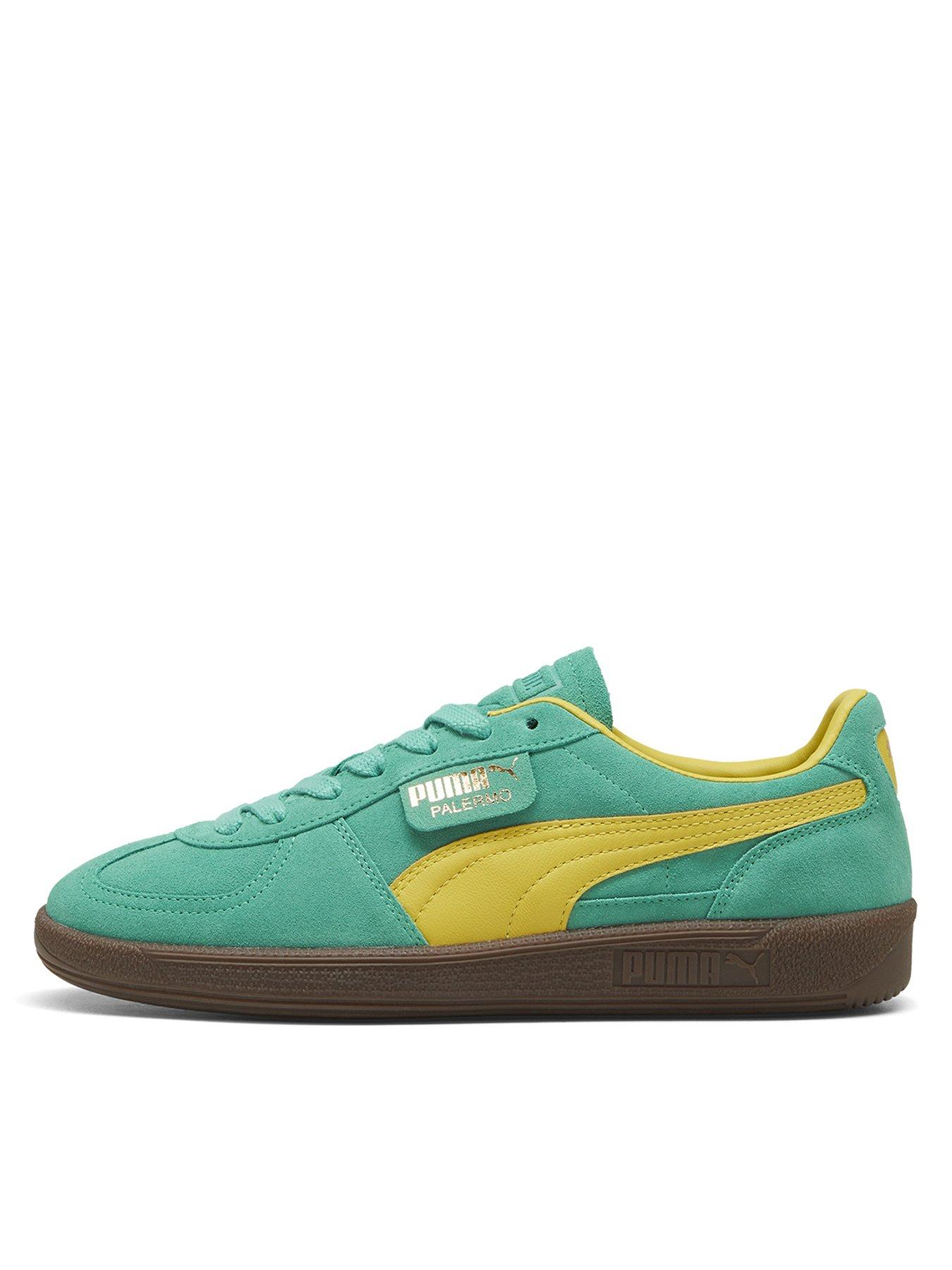 Image 1 of 7 of Puma Unisex Palermo Trainers - Green