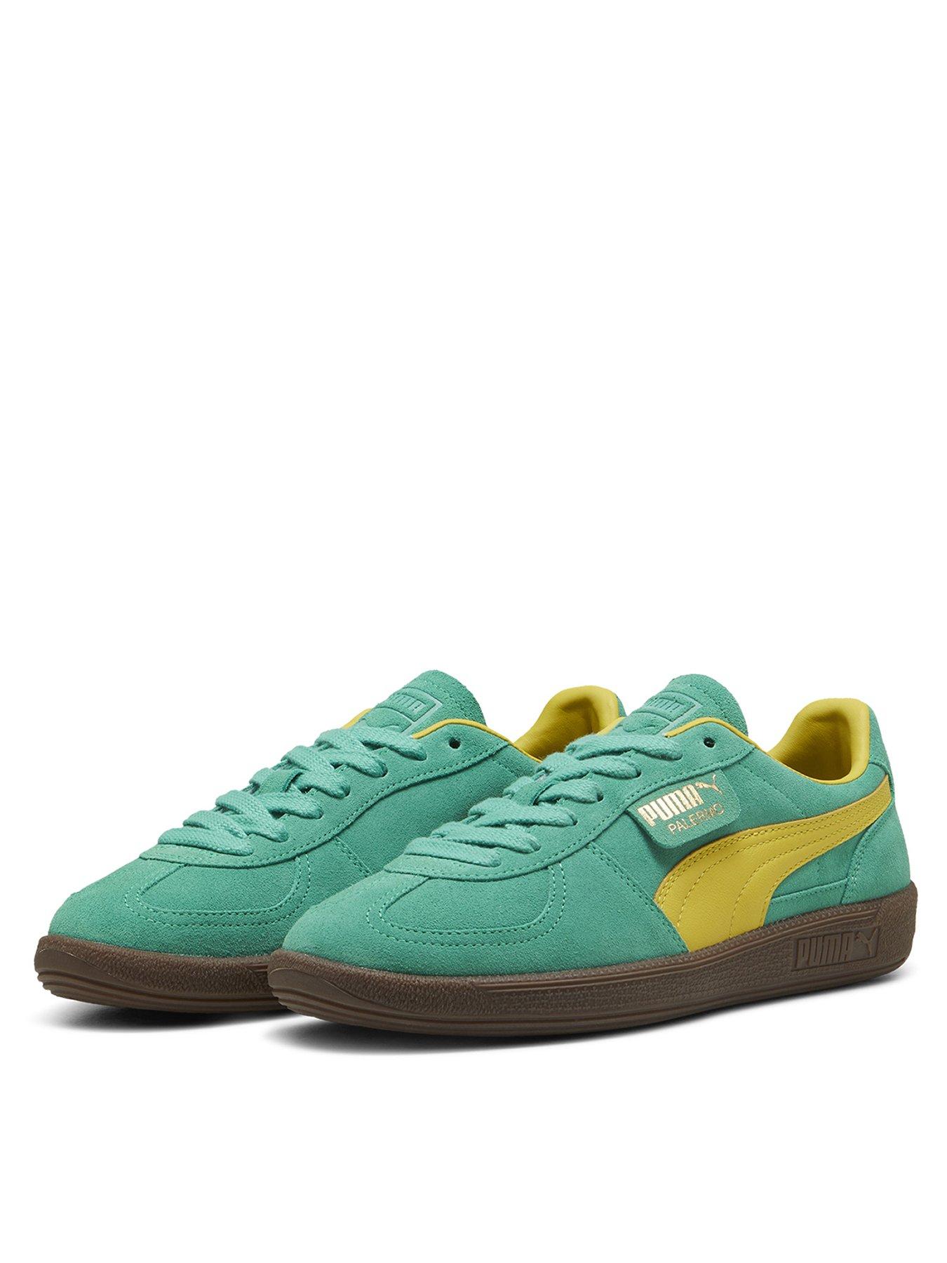 Image 2 of 7 of Puma Unisex Palermo Trainers - Green