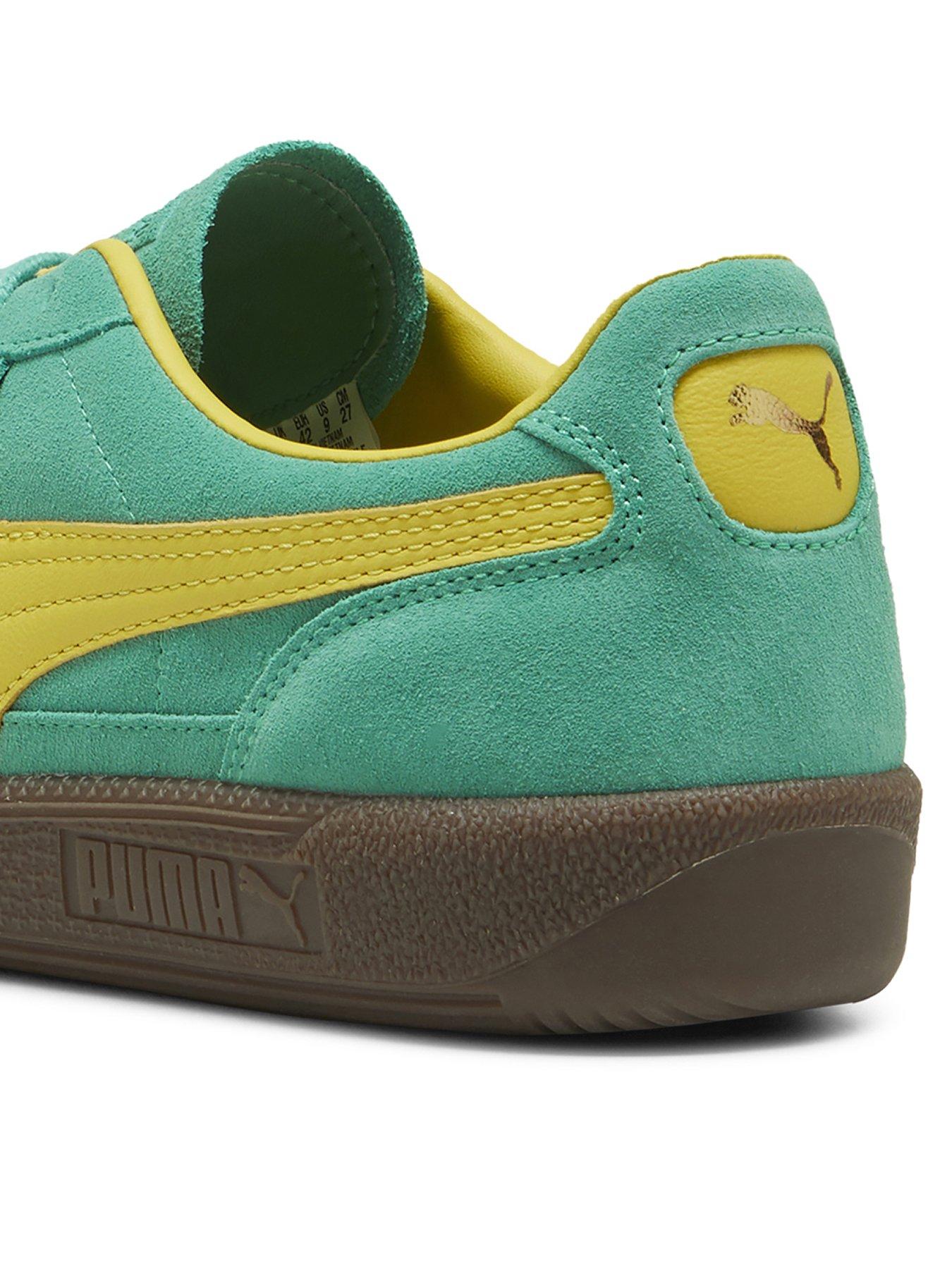 Image 3 of 7 of Puma Unisex Palermo Trainers - Green