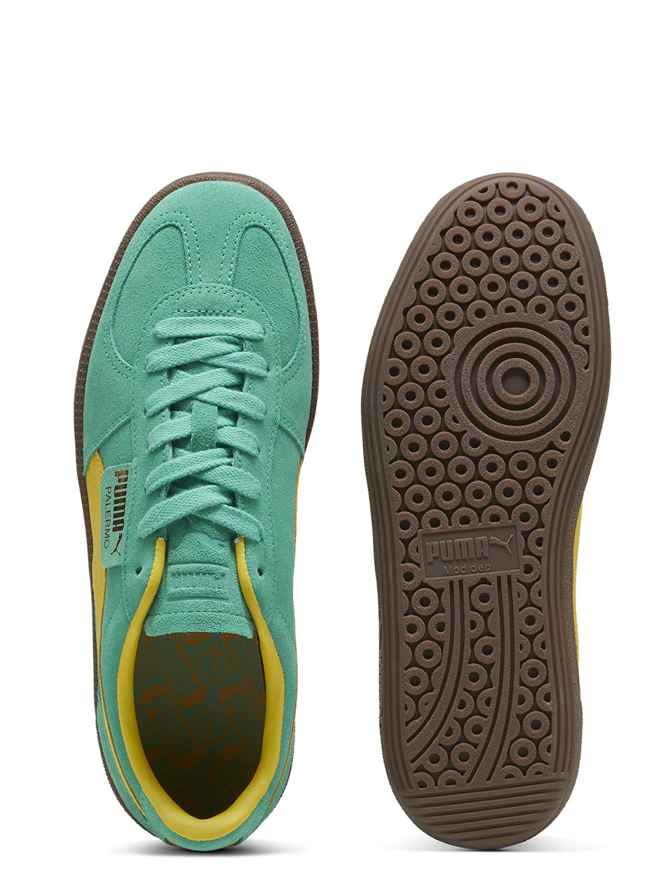 Image 4 of 7 of Puma Unisex Palermo Trainers - Green