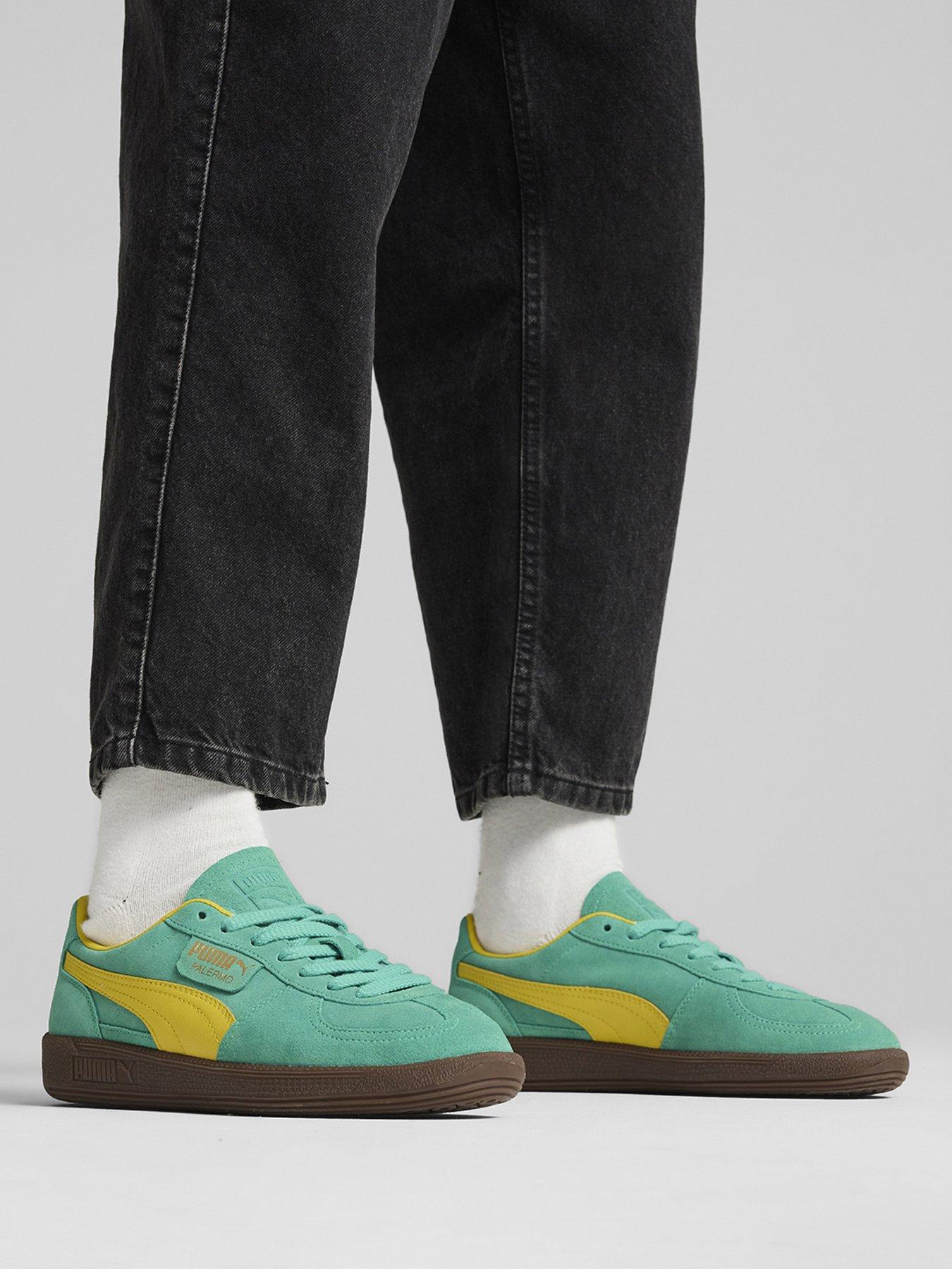 Image 7 of 7 of Puma Unisex Palermo Trainers - Green