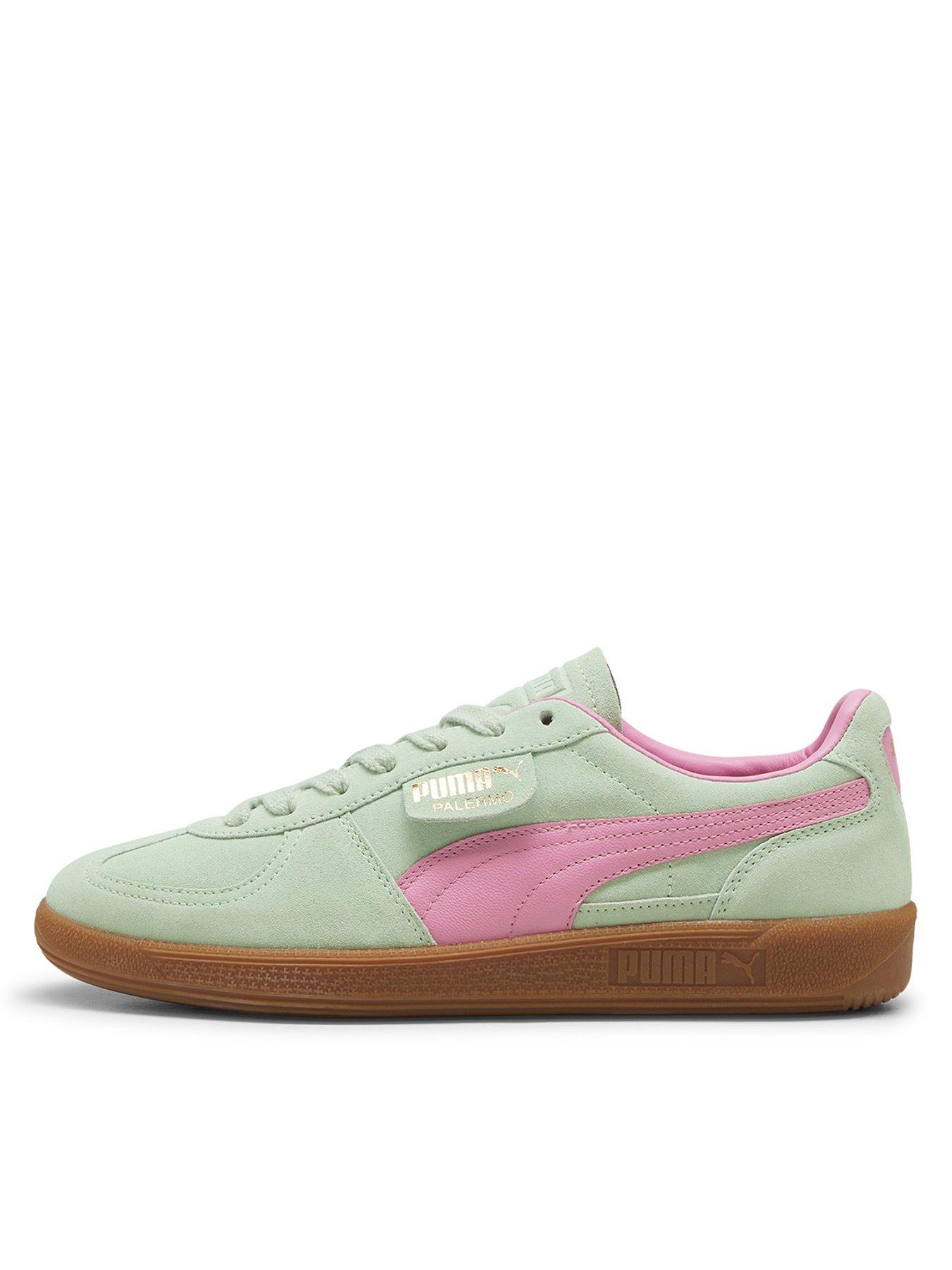 puma-womens-palermo-trainers-greenpink