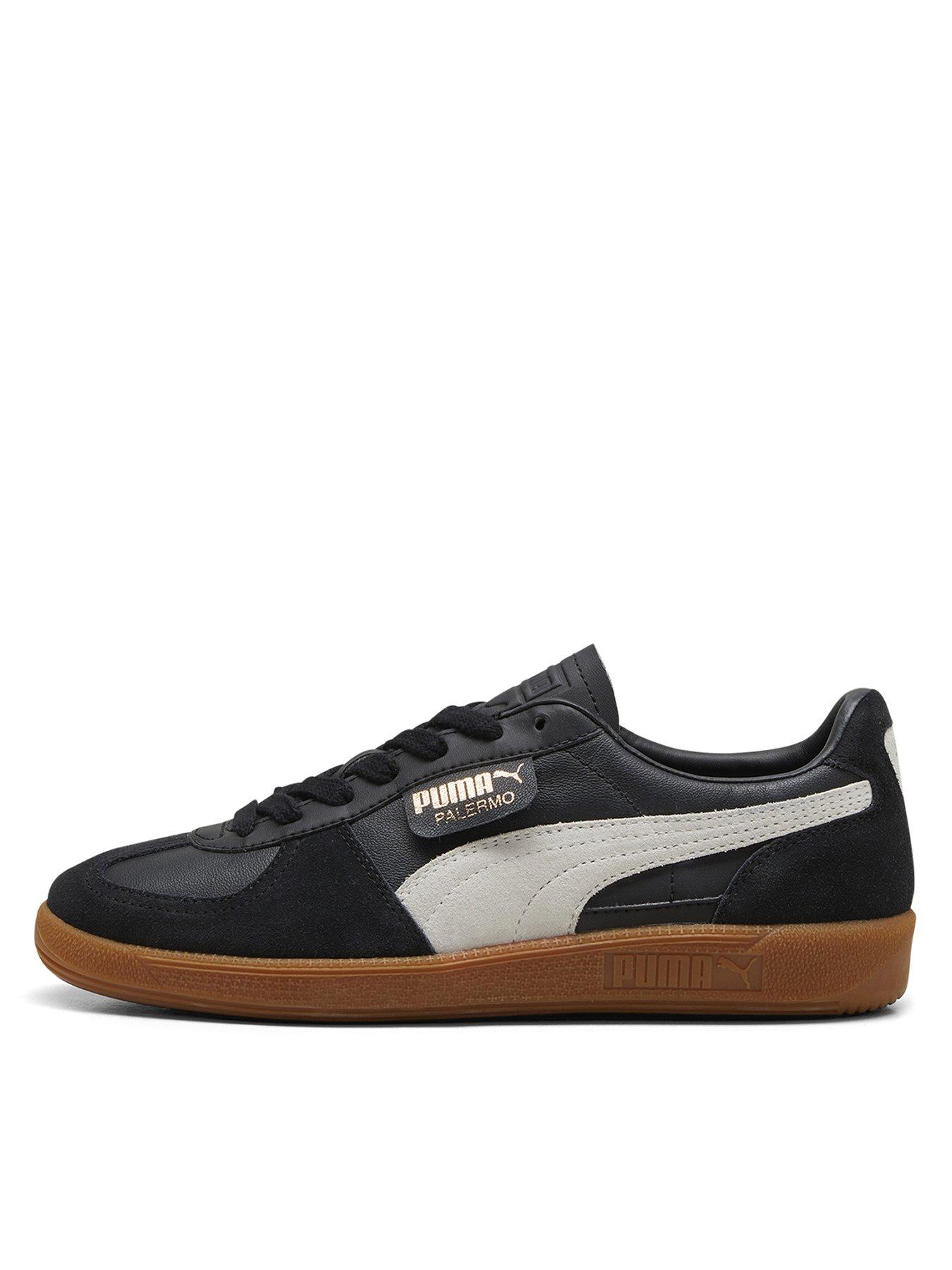 Image of Puma Unisex Palermo Trainers - Black