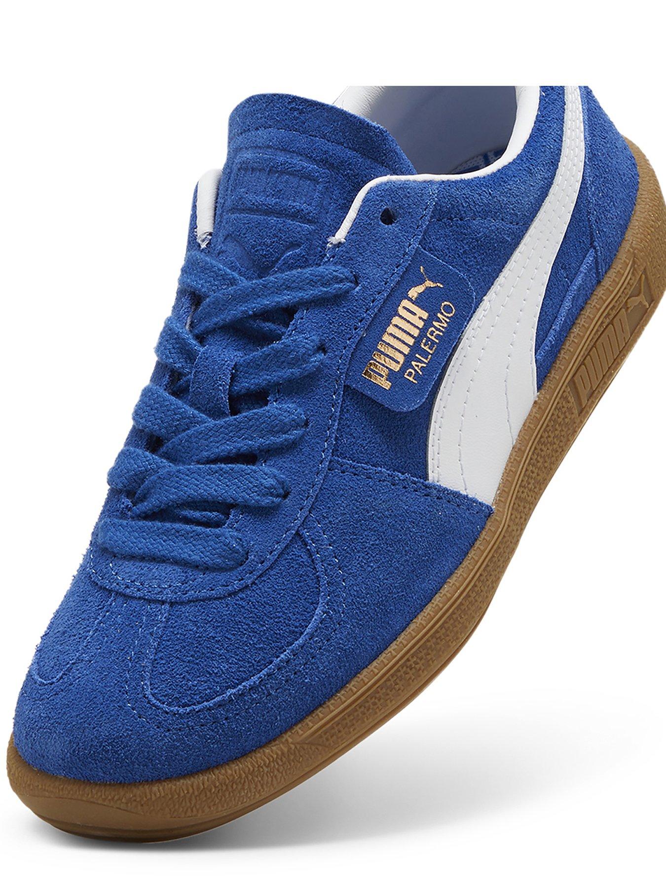 puma-junior-palermo-trainers-bluedetail