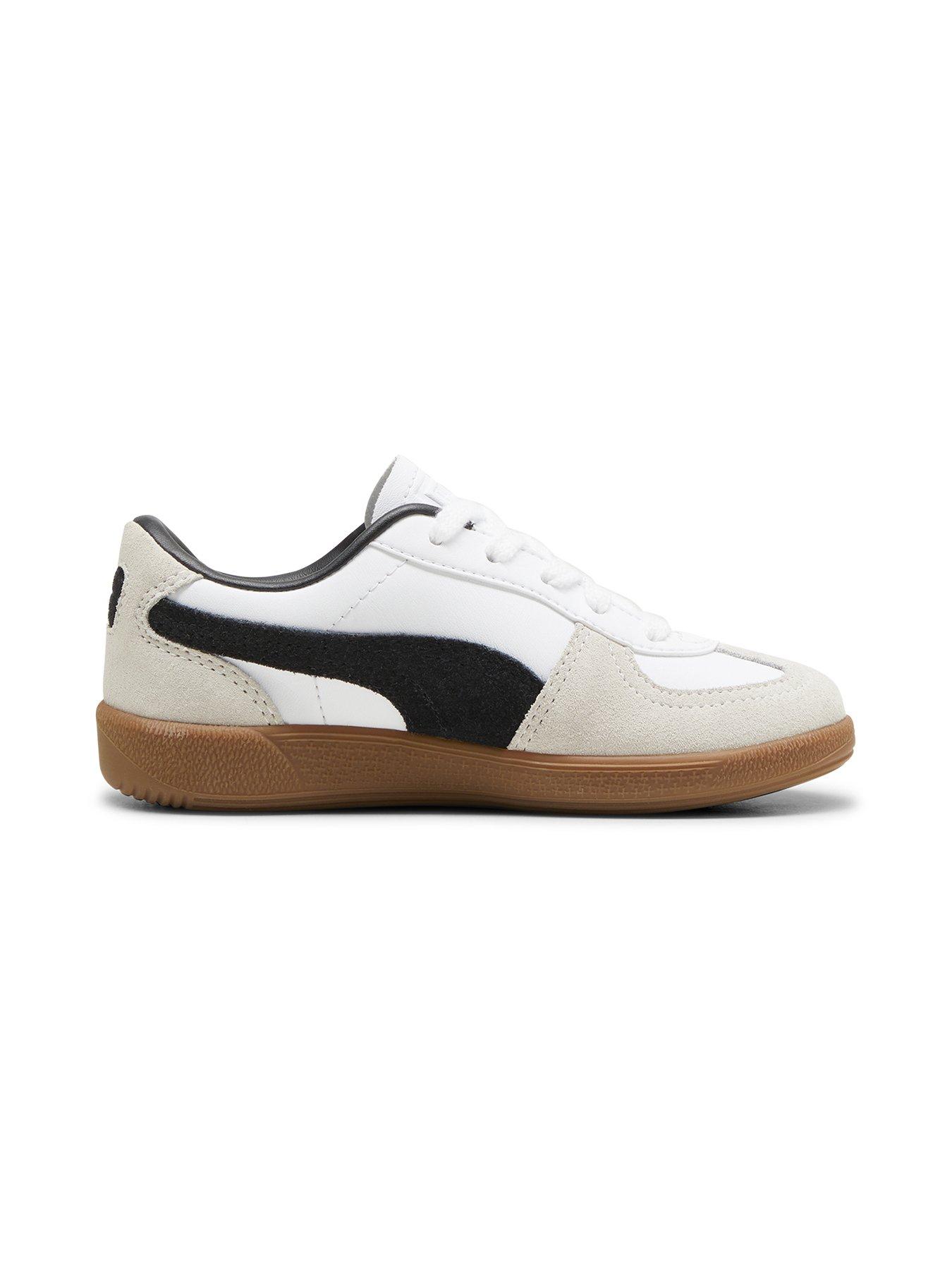 Image 6 of 6 of Puma Kid's Palermo Trainers - White/Grey