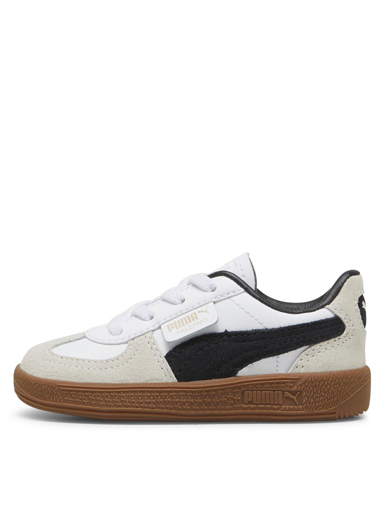 puma-infant-palermo-trainers--whitegrey