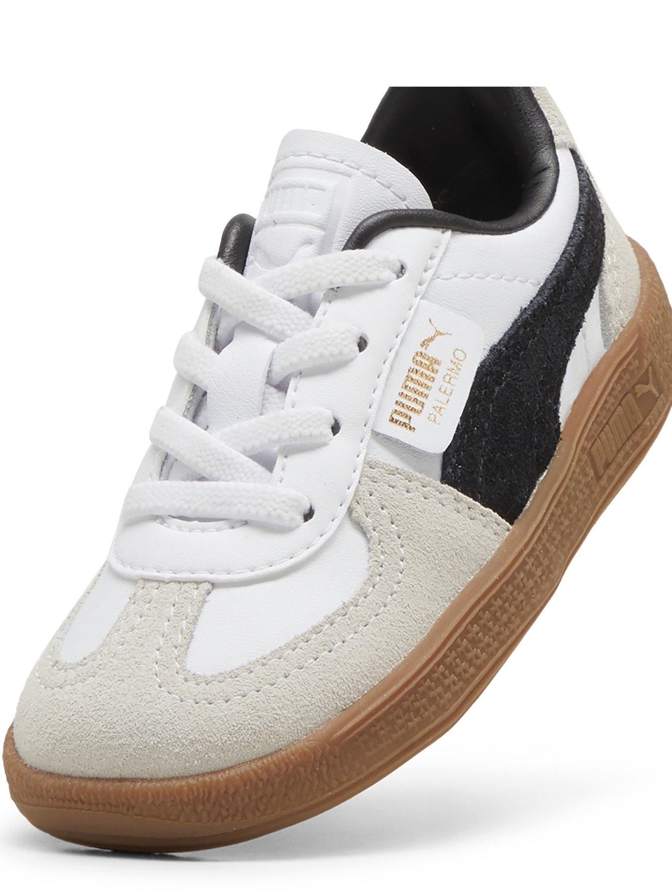 puma-infant-palermo-trainers--whitegreydetail