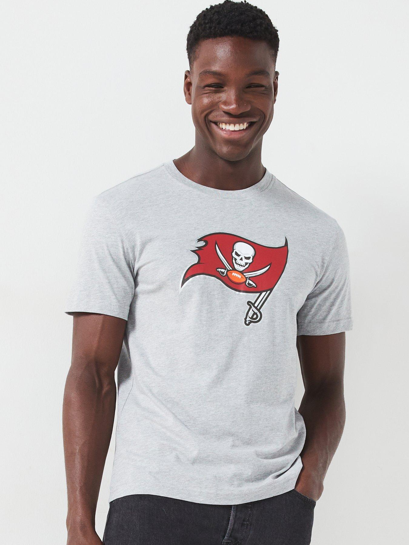 Image 1 of 4 of Fanatics Mens Tampa Bay Buccaneers Primary Logo Graphic T-Shirt - Grey