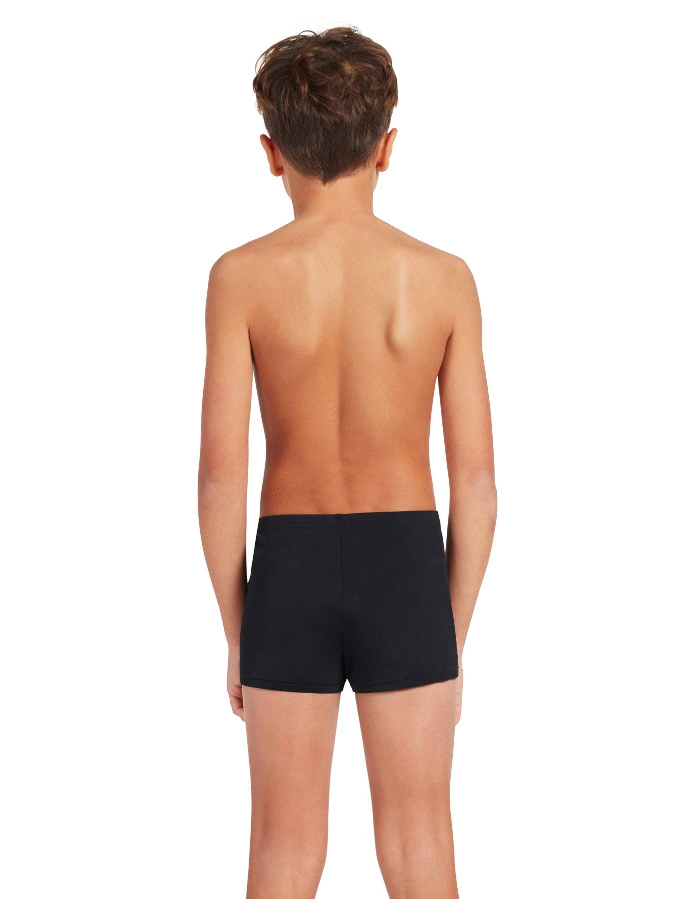 Image 2 of 3 of Zoggs Boys&nbsp;Ecolast+ Cottesloe Hip Racer Swim Shorts -&nbsp;Black