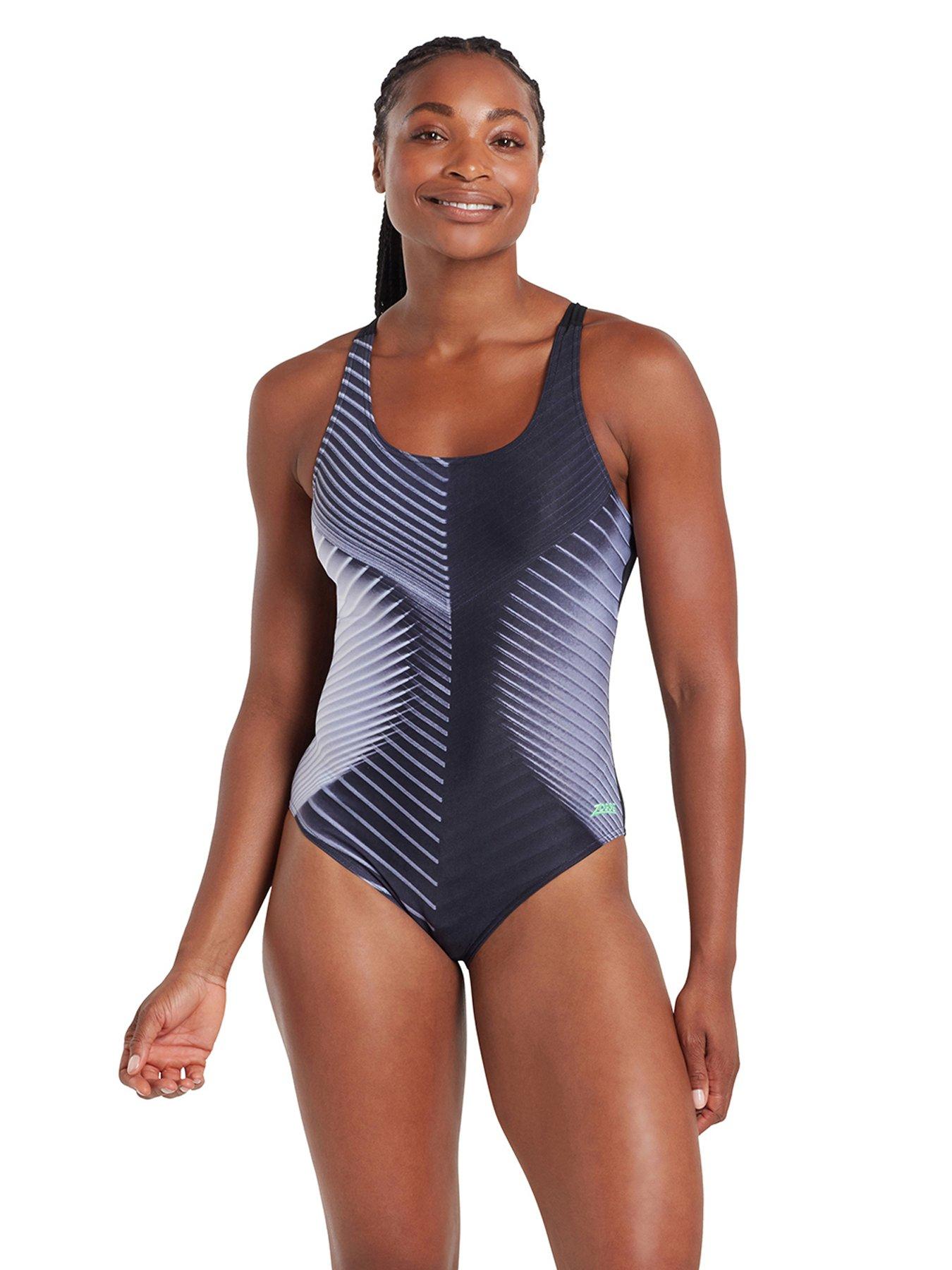 zoggs-ecolast-spinal-actionback-swimsuit-blacksilver