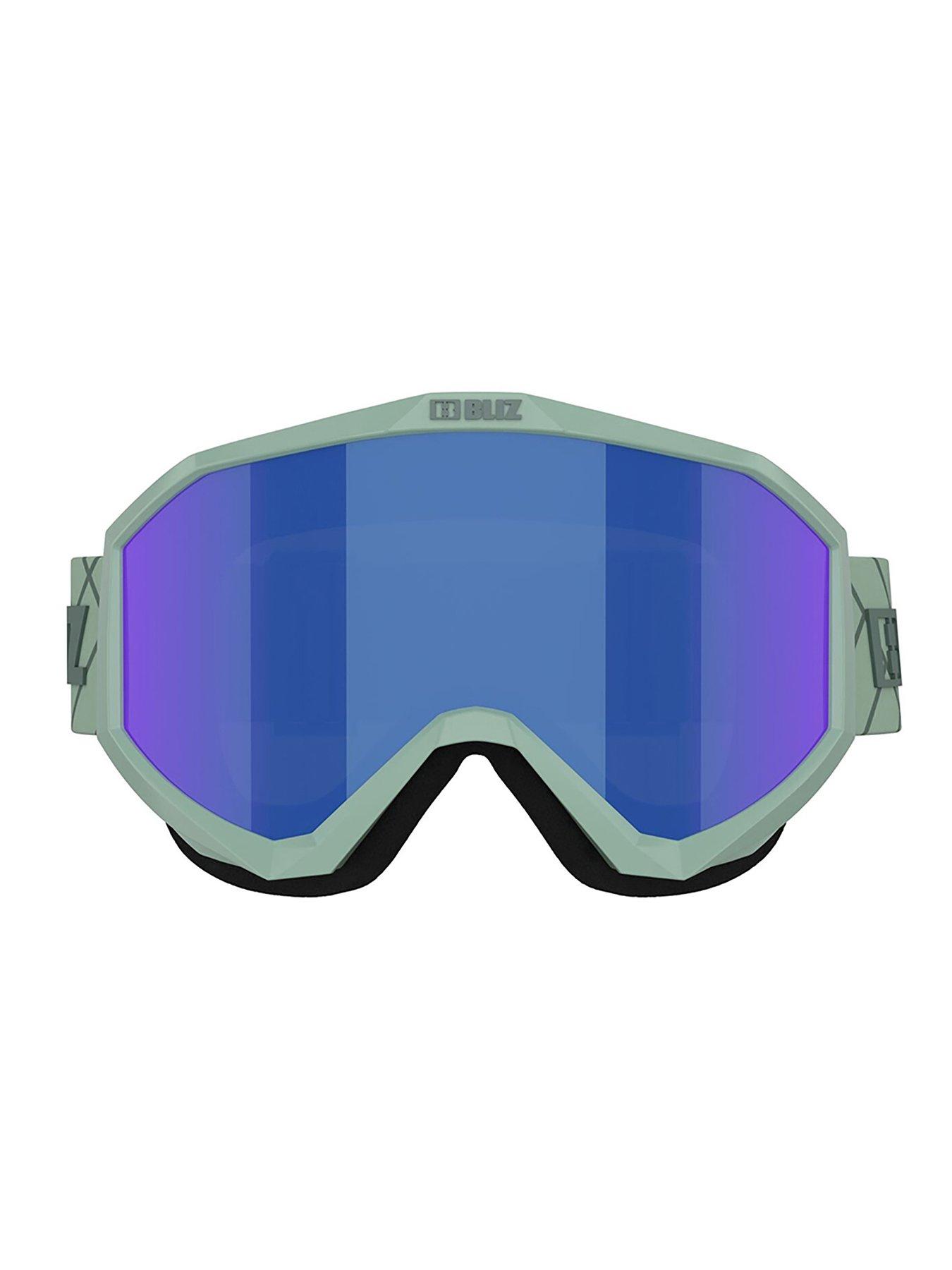 bliz-womens-liner-ski-goggles-matte-green-brown-bluestillFront