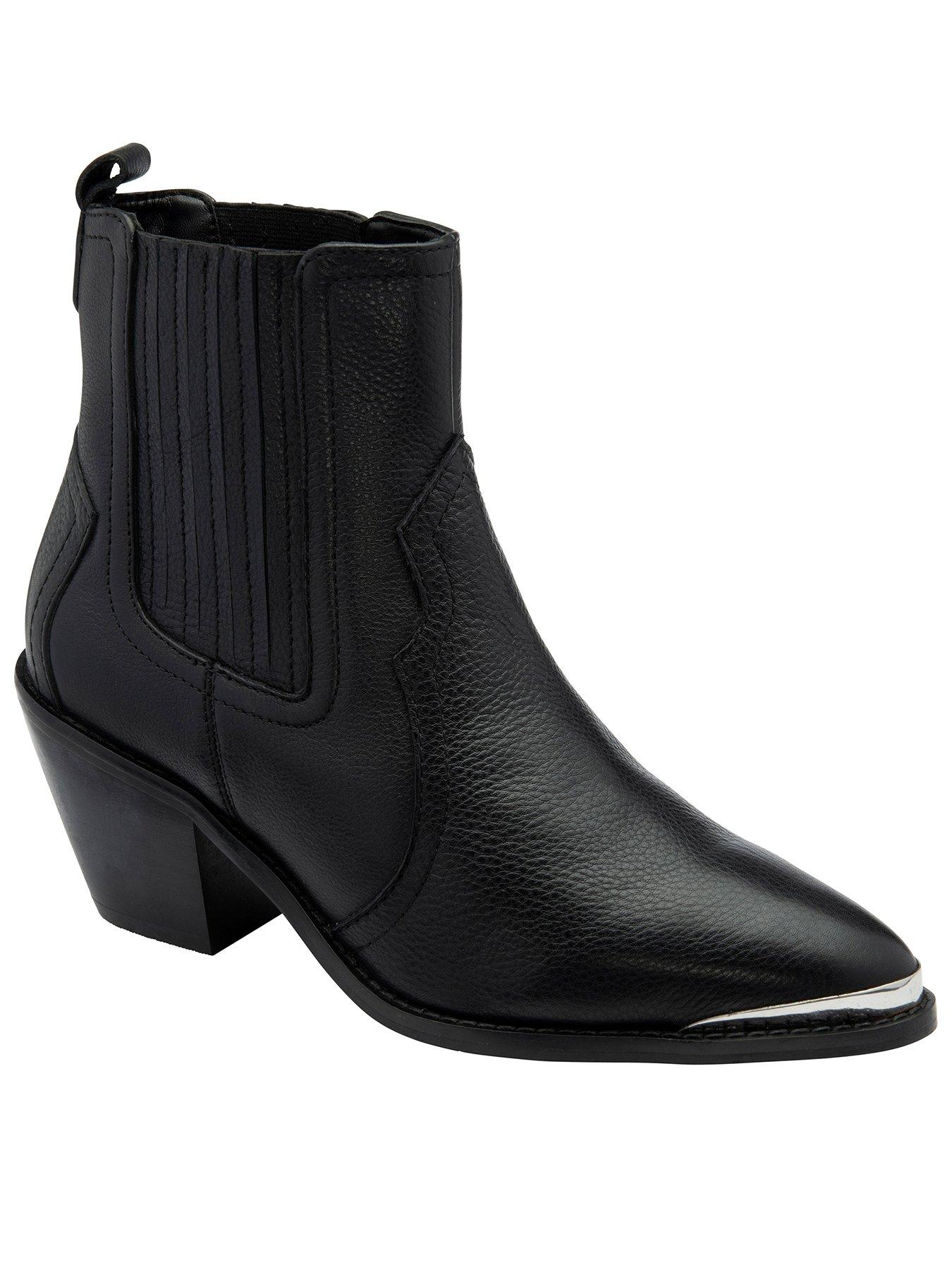 ravel-cann-leather-western-ankle-boot-blackfront