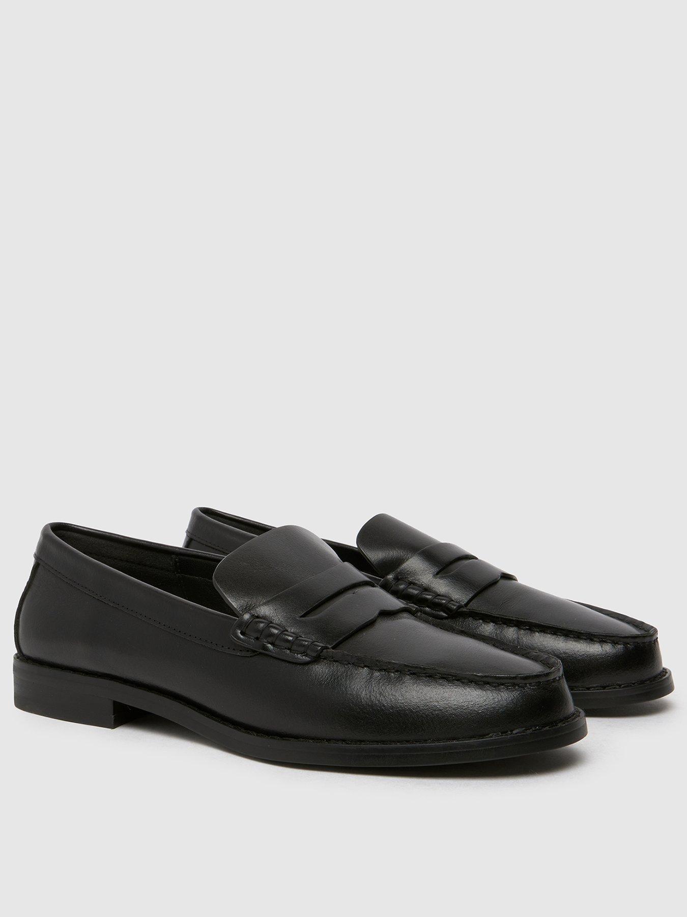 schuh-lillian-leather-flexi-penny-loafer-blackstillFront