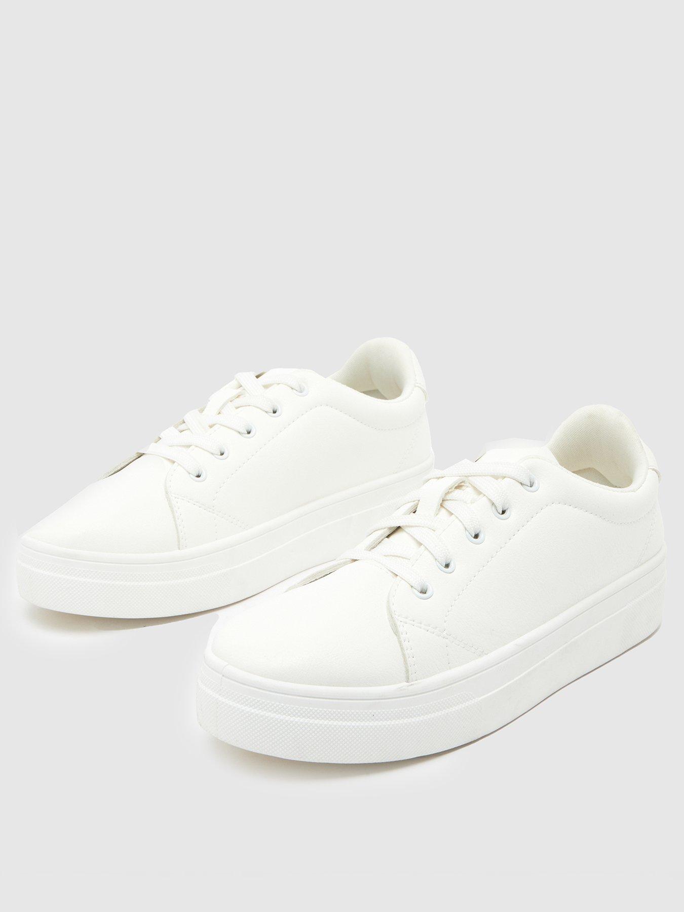 schuh-marcella-lace-up-trainer-whitestillFront