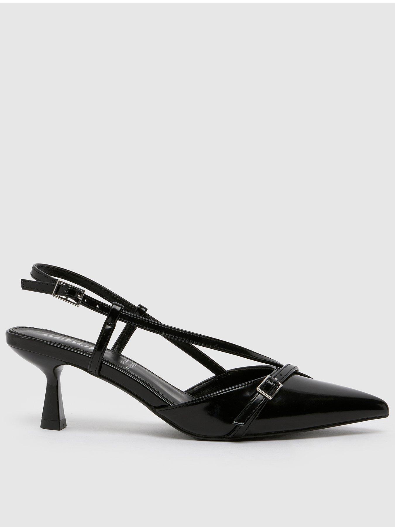 schuh-sidney-sling-back-heels-blackfront