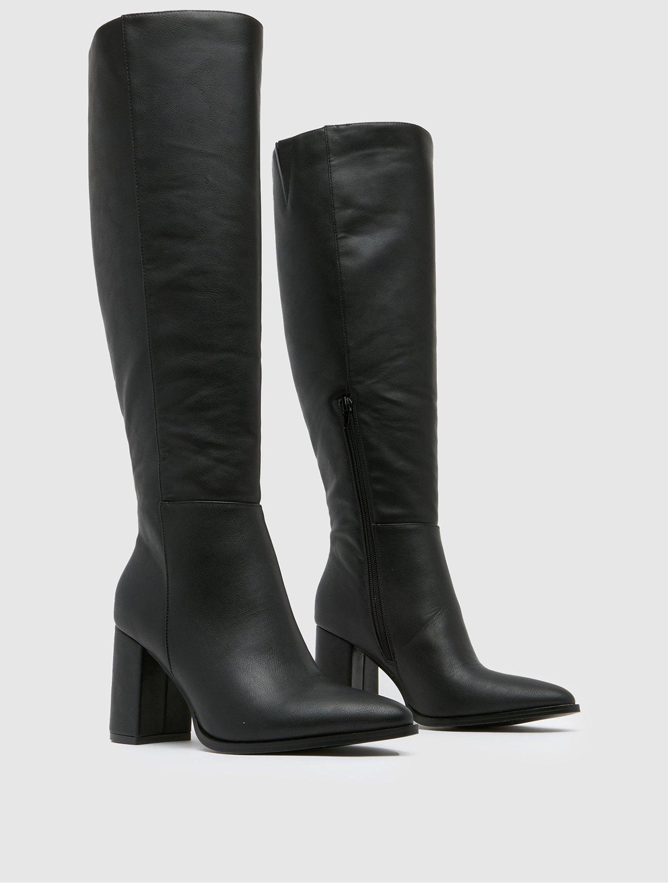 Image 2 of 4 of Schuh Diya Knee High Boot - Black